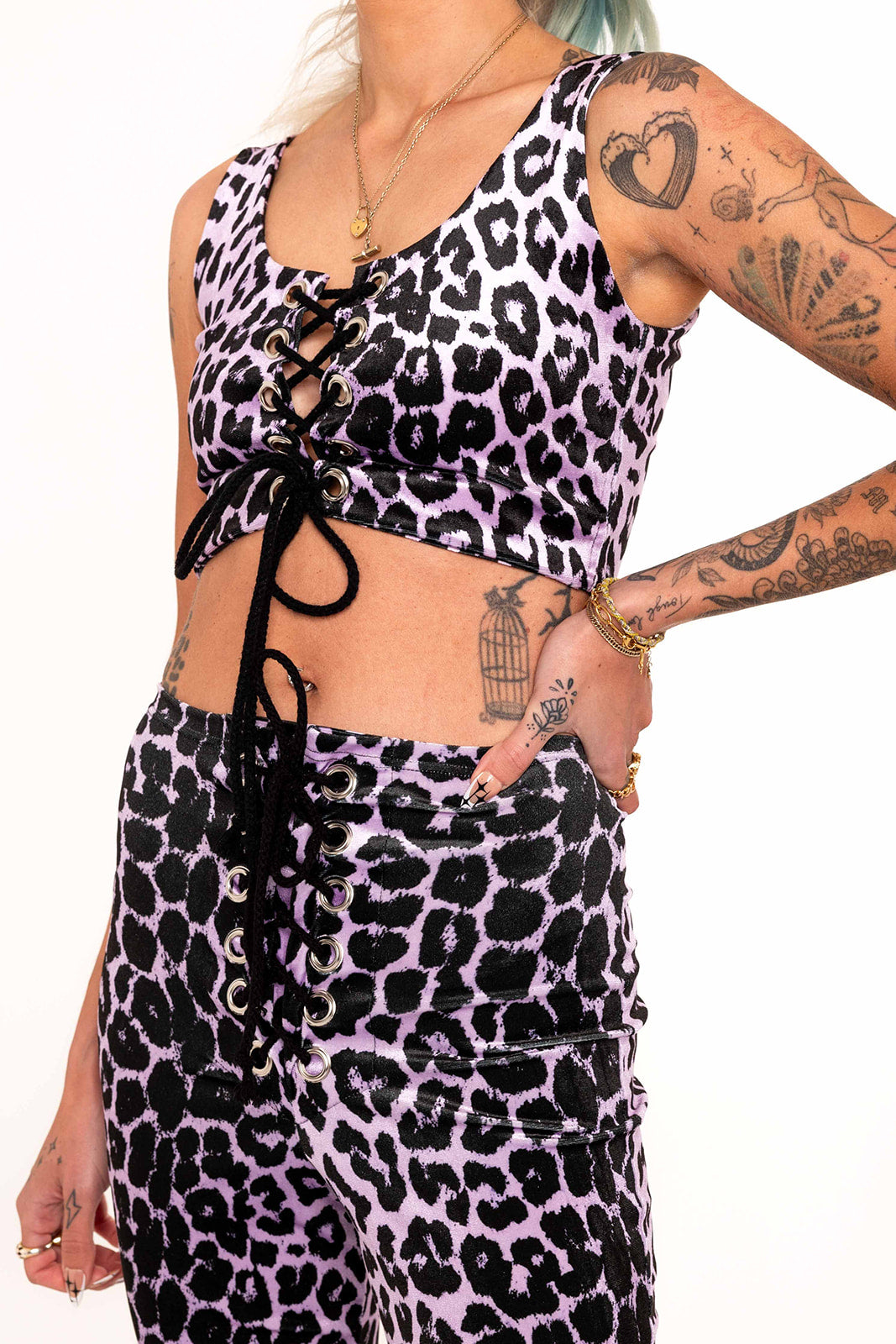 Jocelyn Two-way Top - Leopard Prints