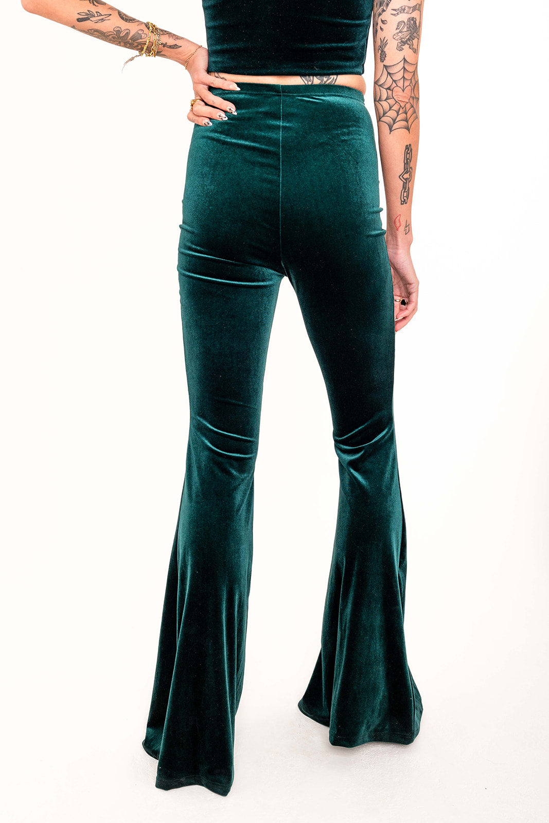 Stevie Flared Trousers - Ivy