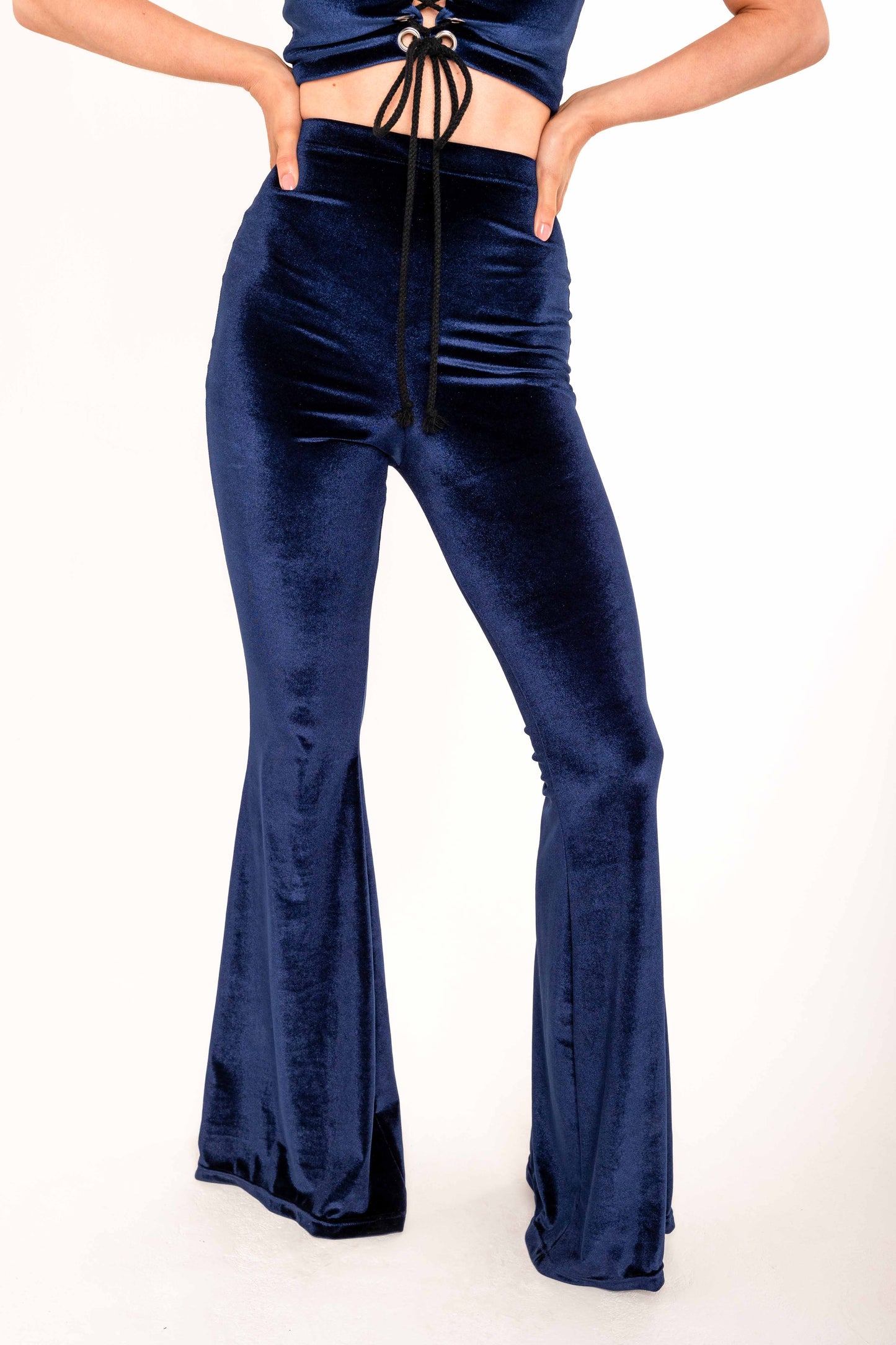 SAMPLE Flared Trousers - Midnight