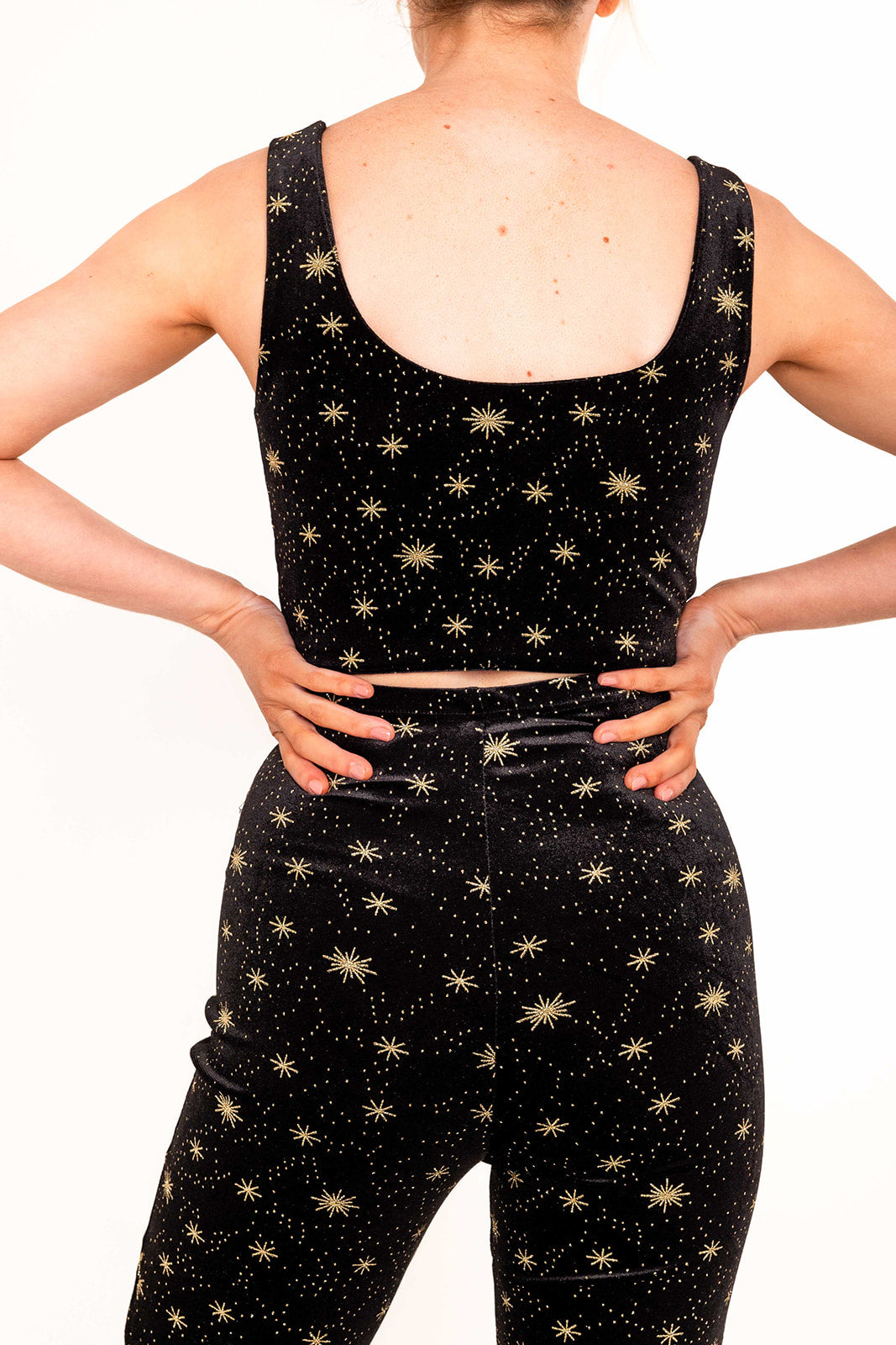 Flared Trousers - Limited edition - Gold Sparkle