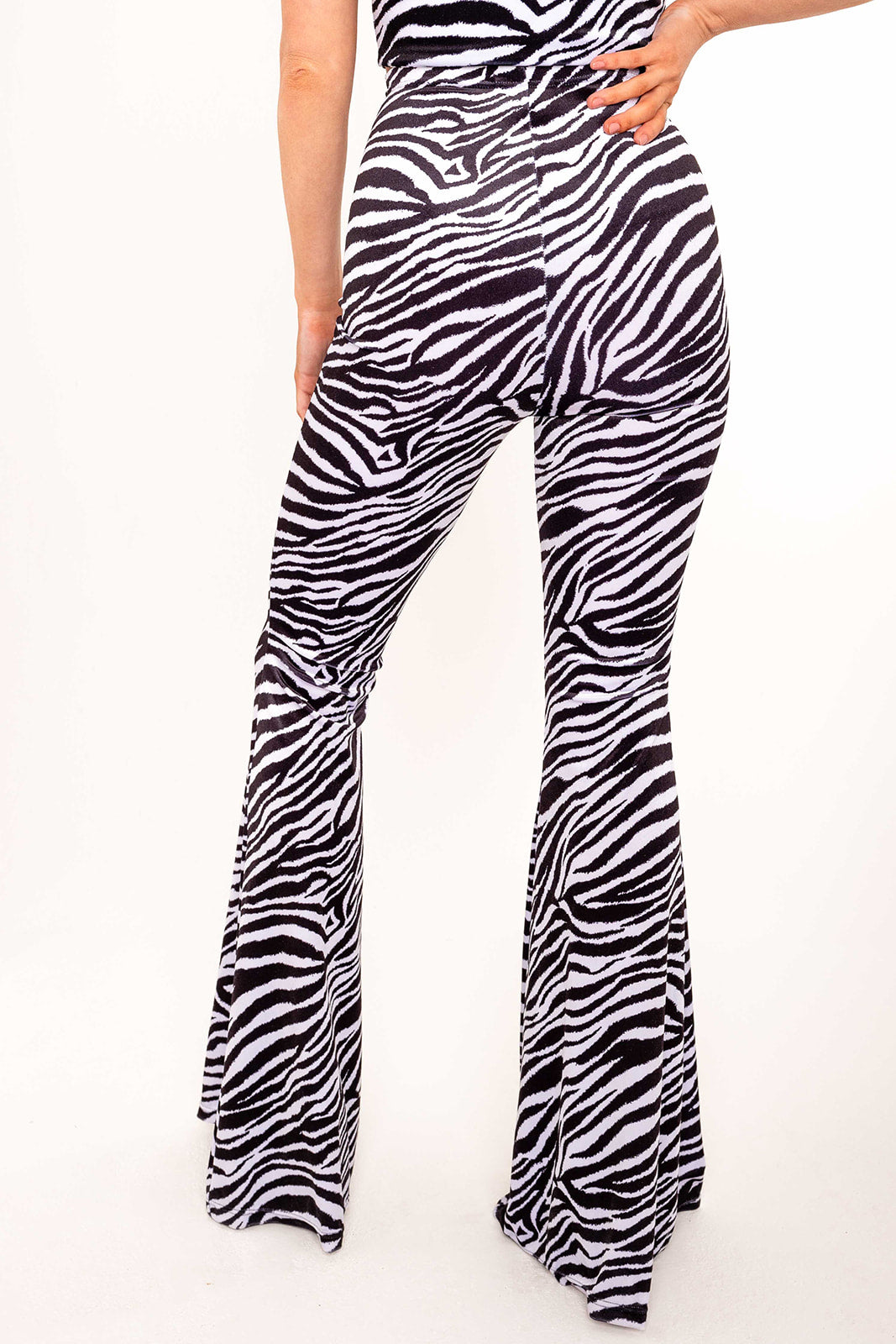 Stevie Flared Trousers - Zebra