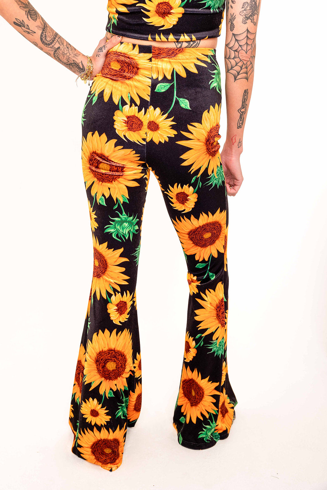 Flared Trousers - Sunflower