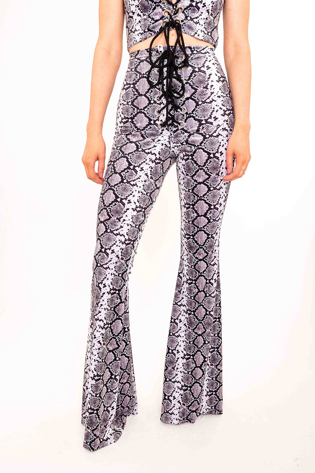 Stevie Flared Trousers - Serpent
