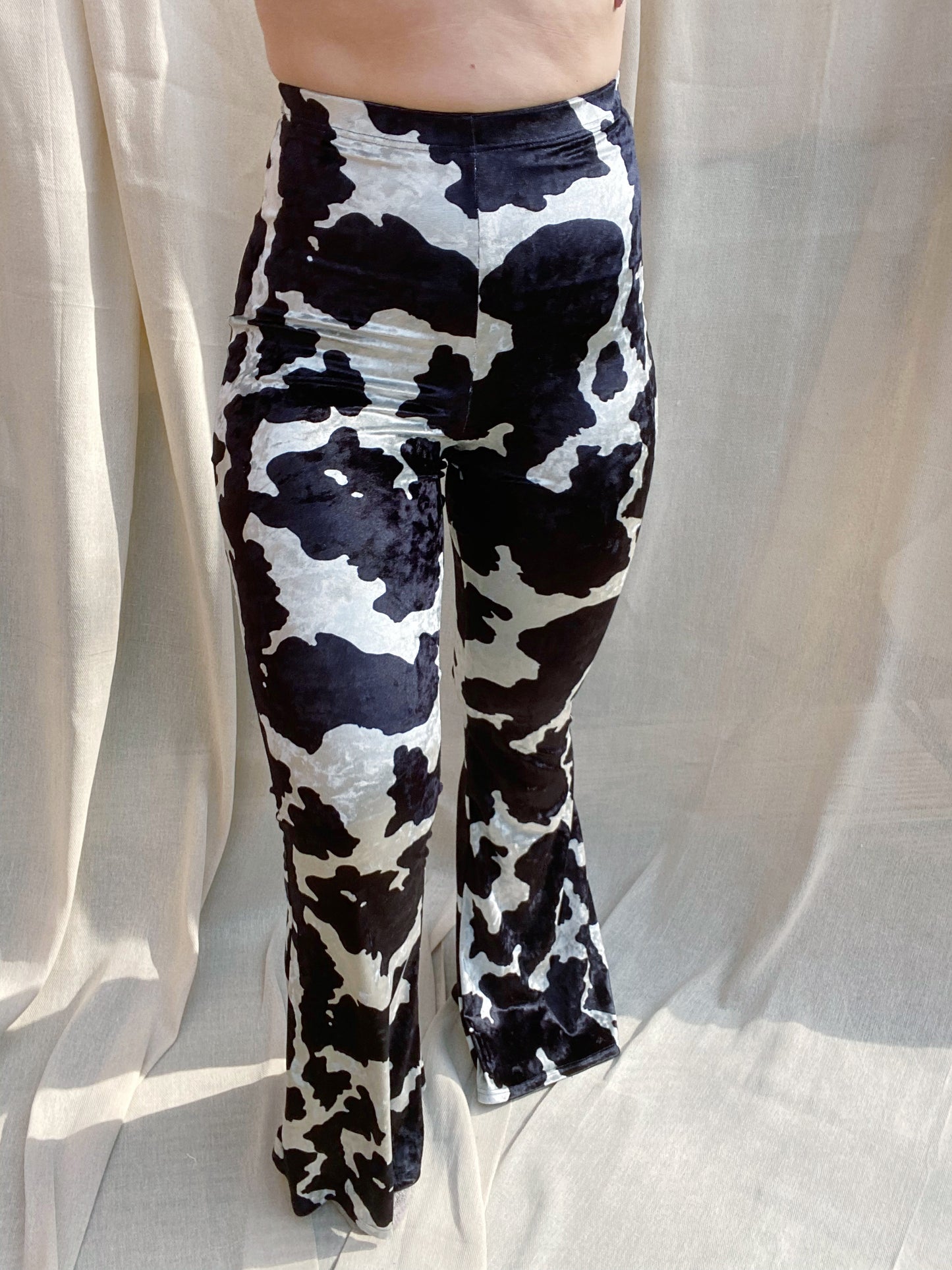 Flared Trousers - Cow