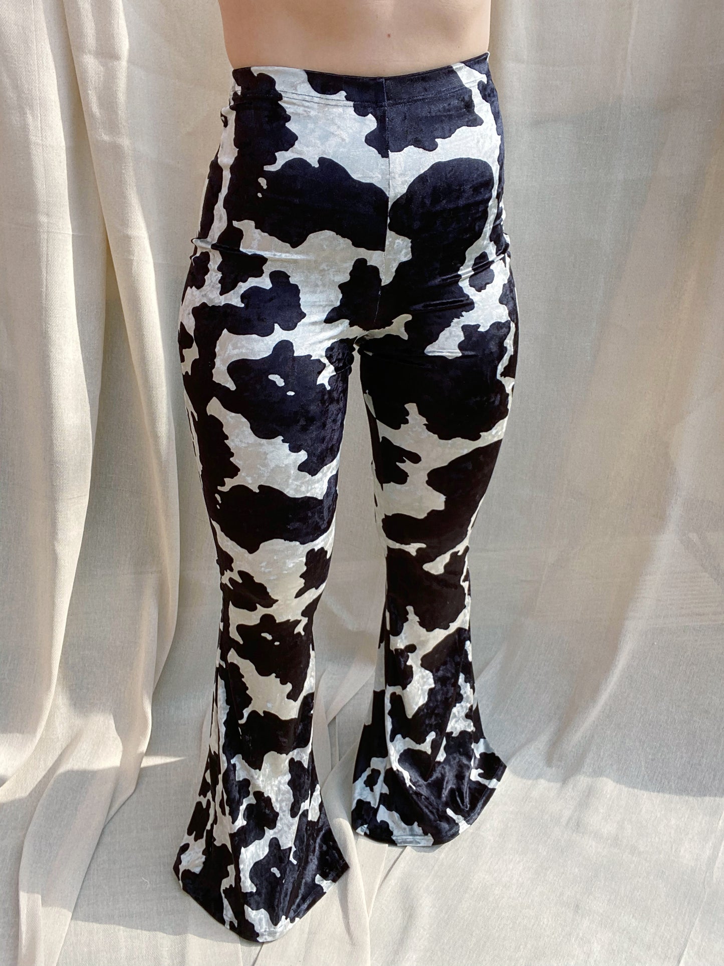Flared Trousers - Cow