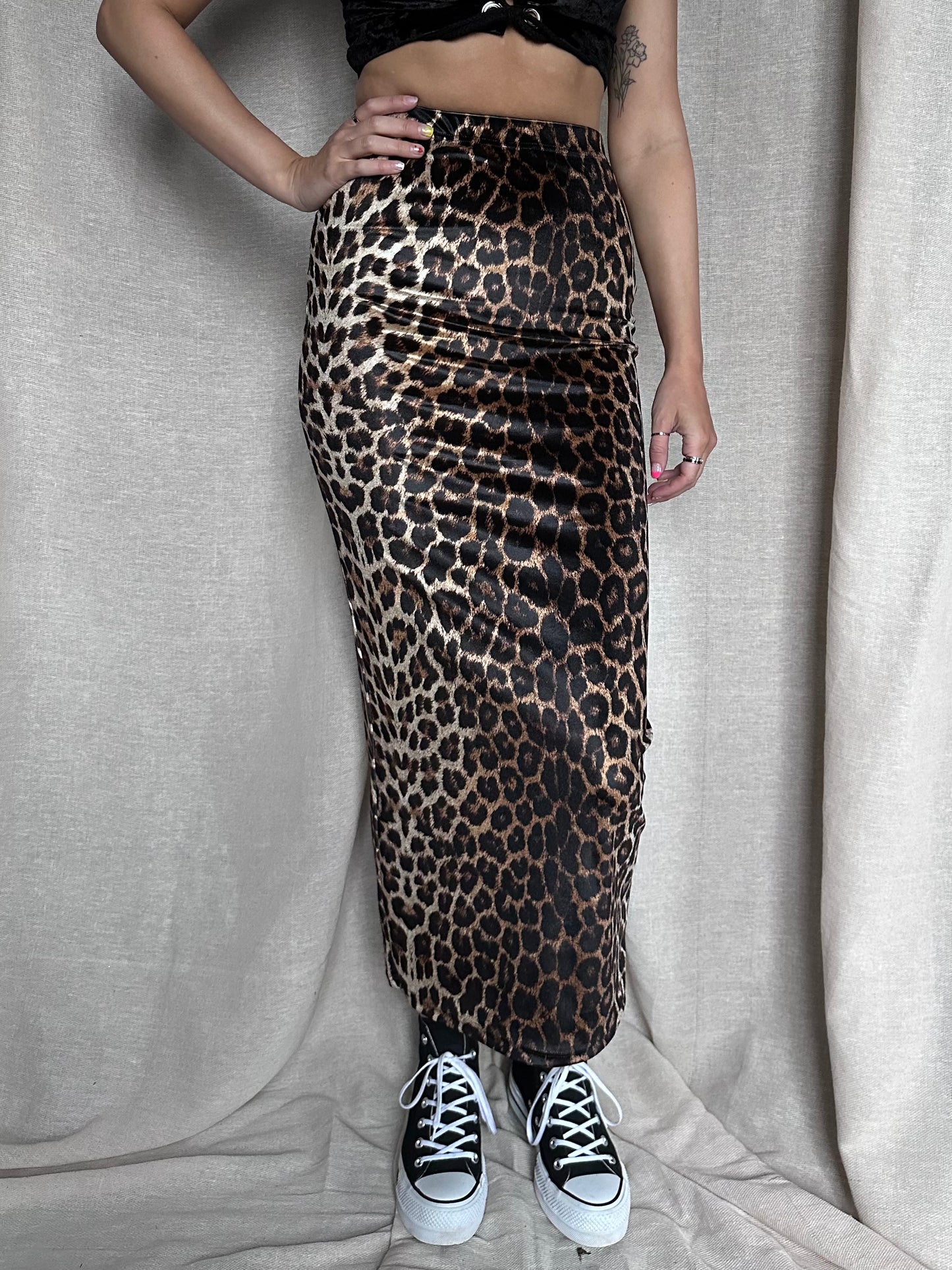 Bianca Skirt - Golden Leopard