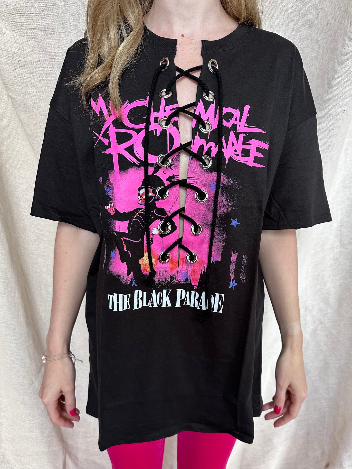 My Chemical Romance - Black Parade - Black - Lace Up Tshirt