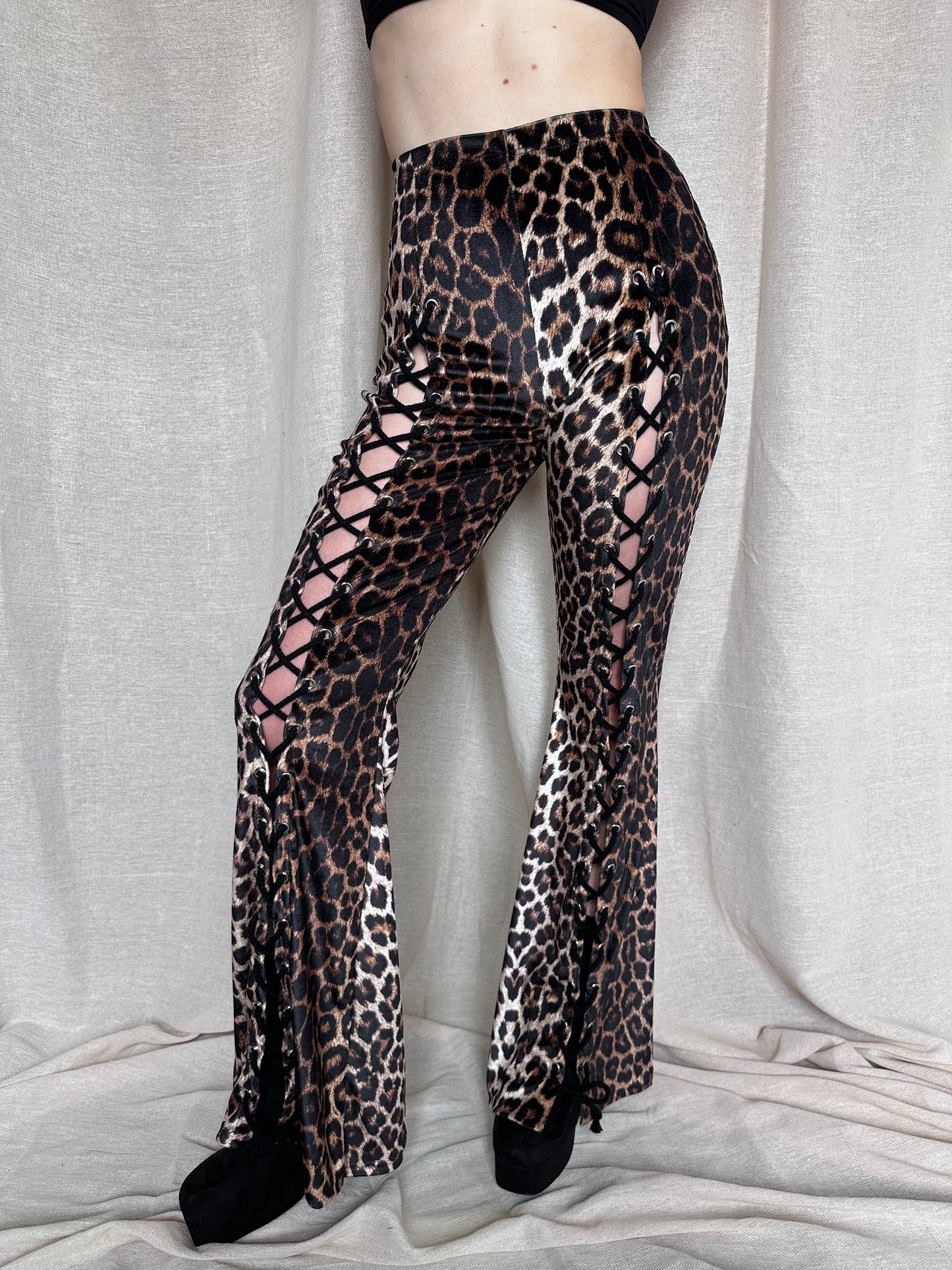 Kiss Trousers - Golden Leopard
