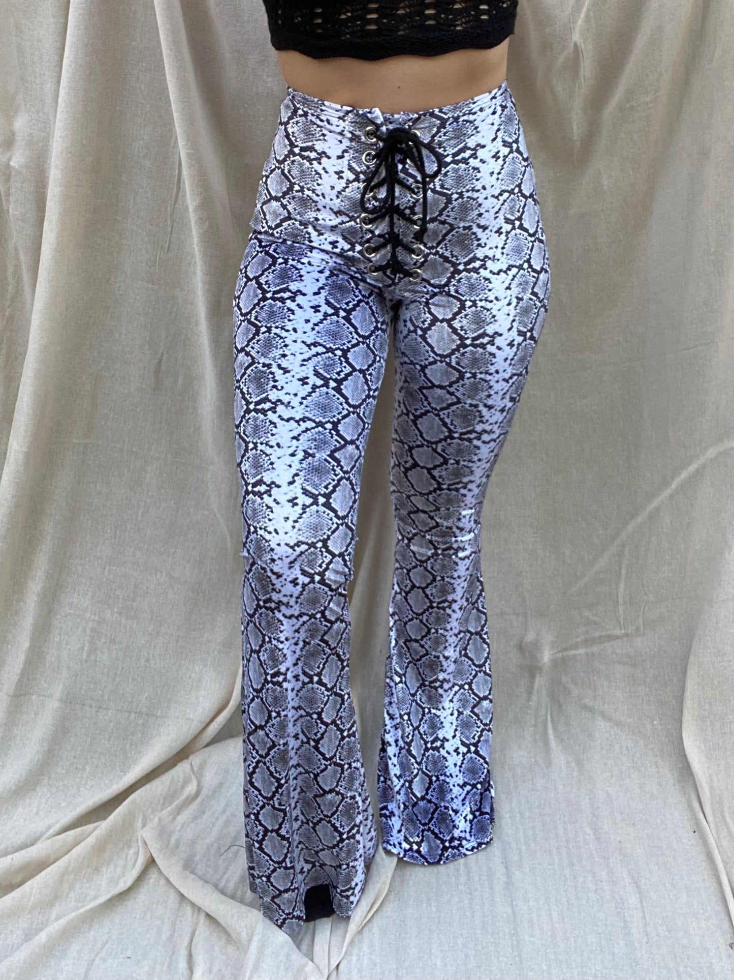 Stevie Flared Trousers - Serpent