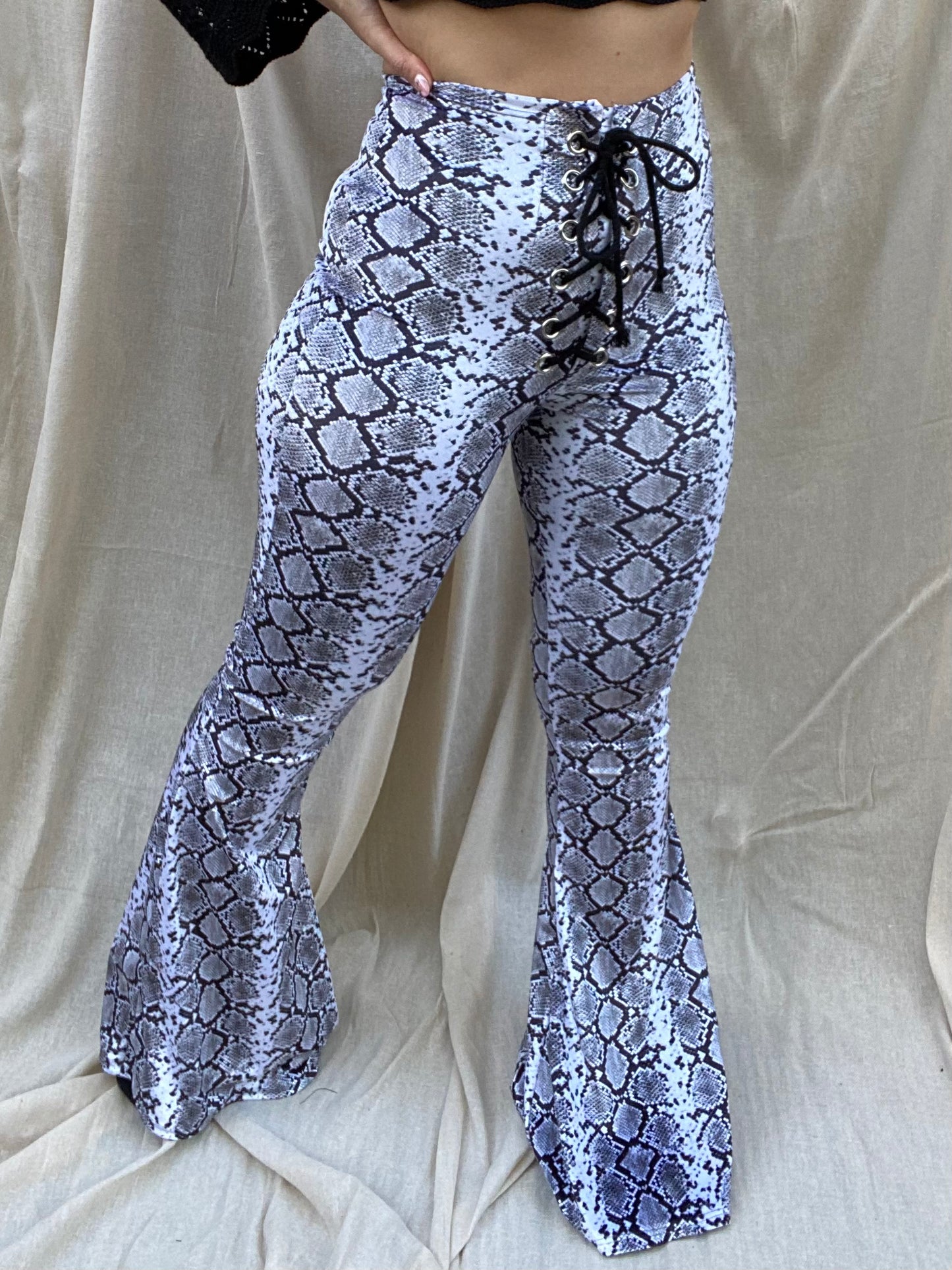 Stevie Flared Trousers - Serpent