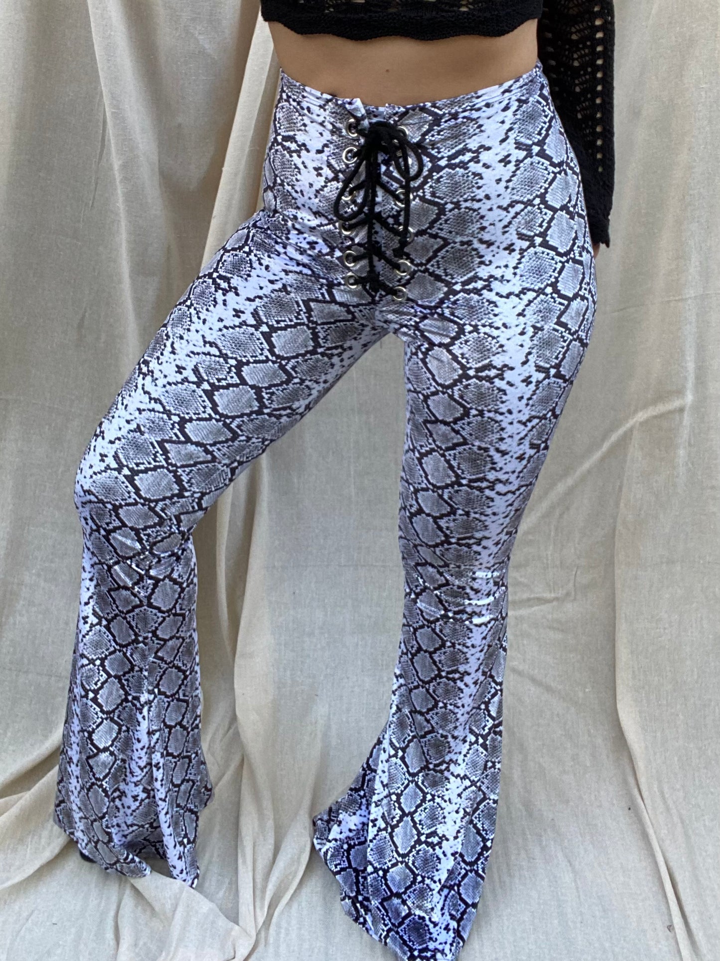 Stevie Flared Trousers - Serpent