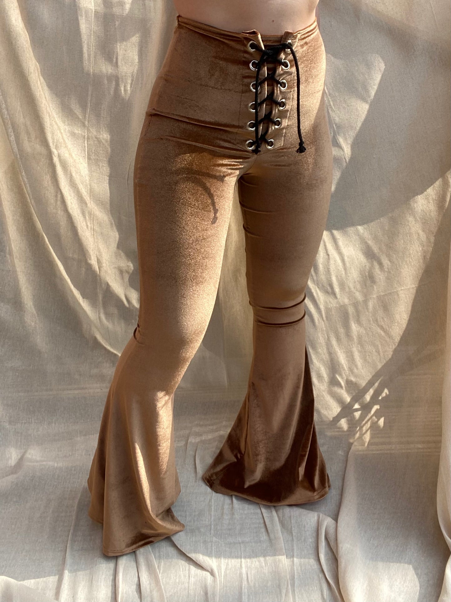 Stevie Flared Trousers - Bronze