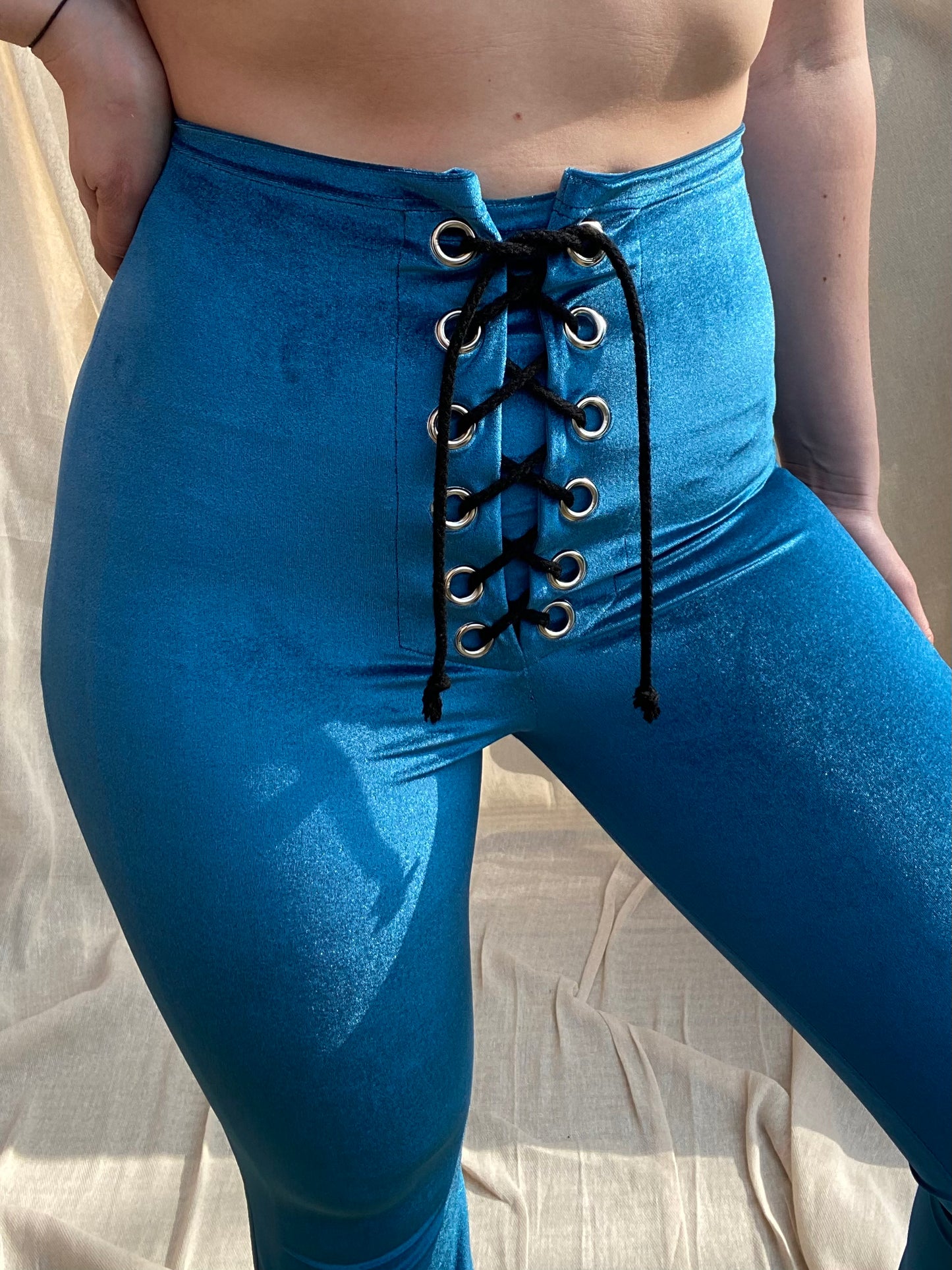 Stevie Flared Trousers - Teal