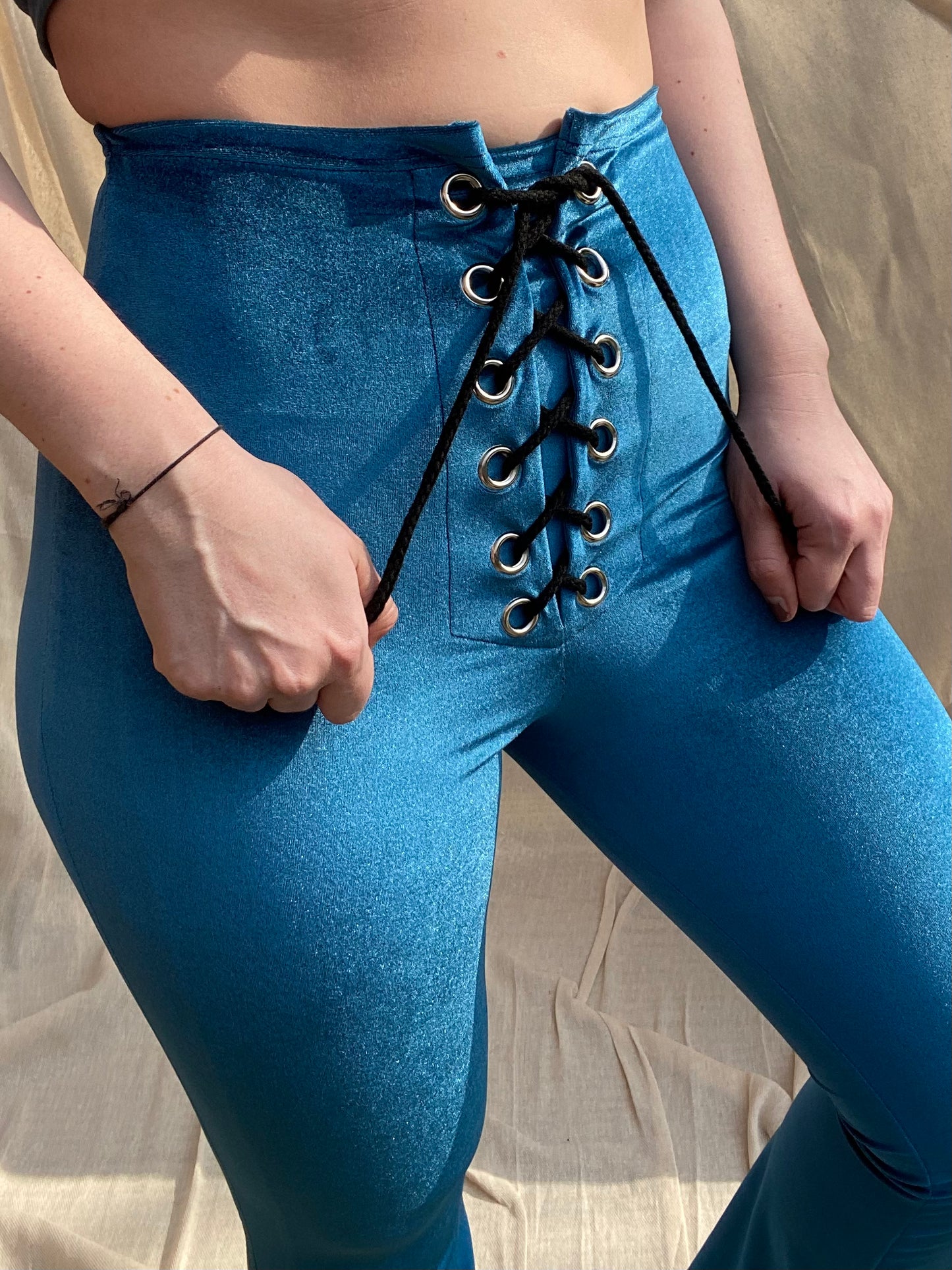 Stevie Flared Trousers - Teal