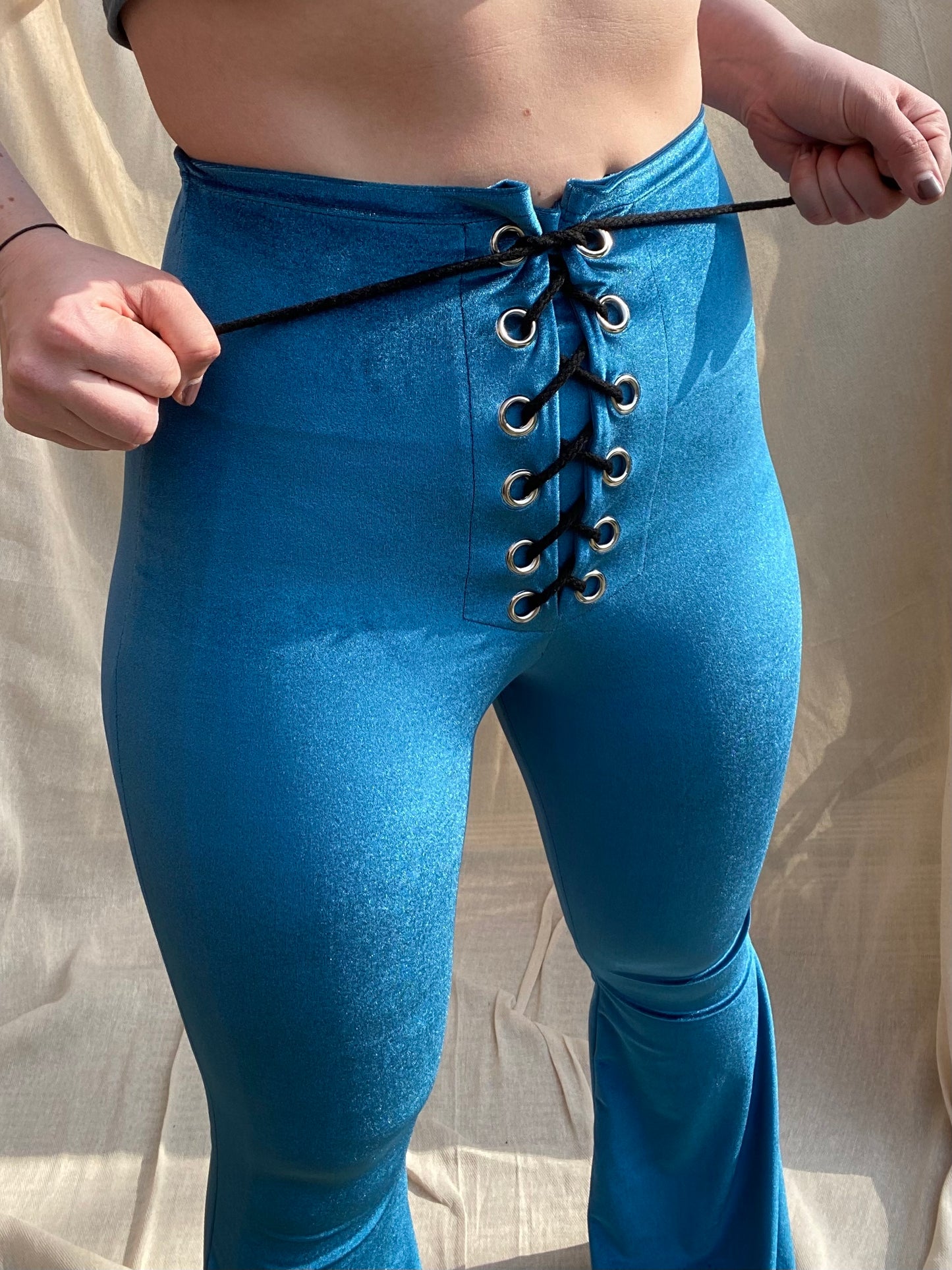 Stevie Flared Trousers - Teal