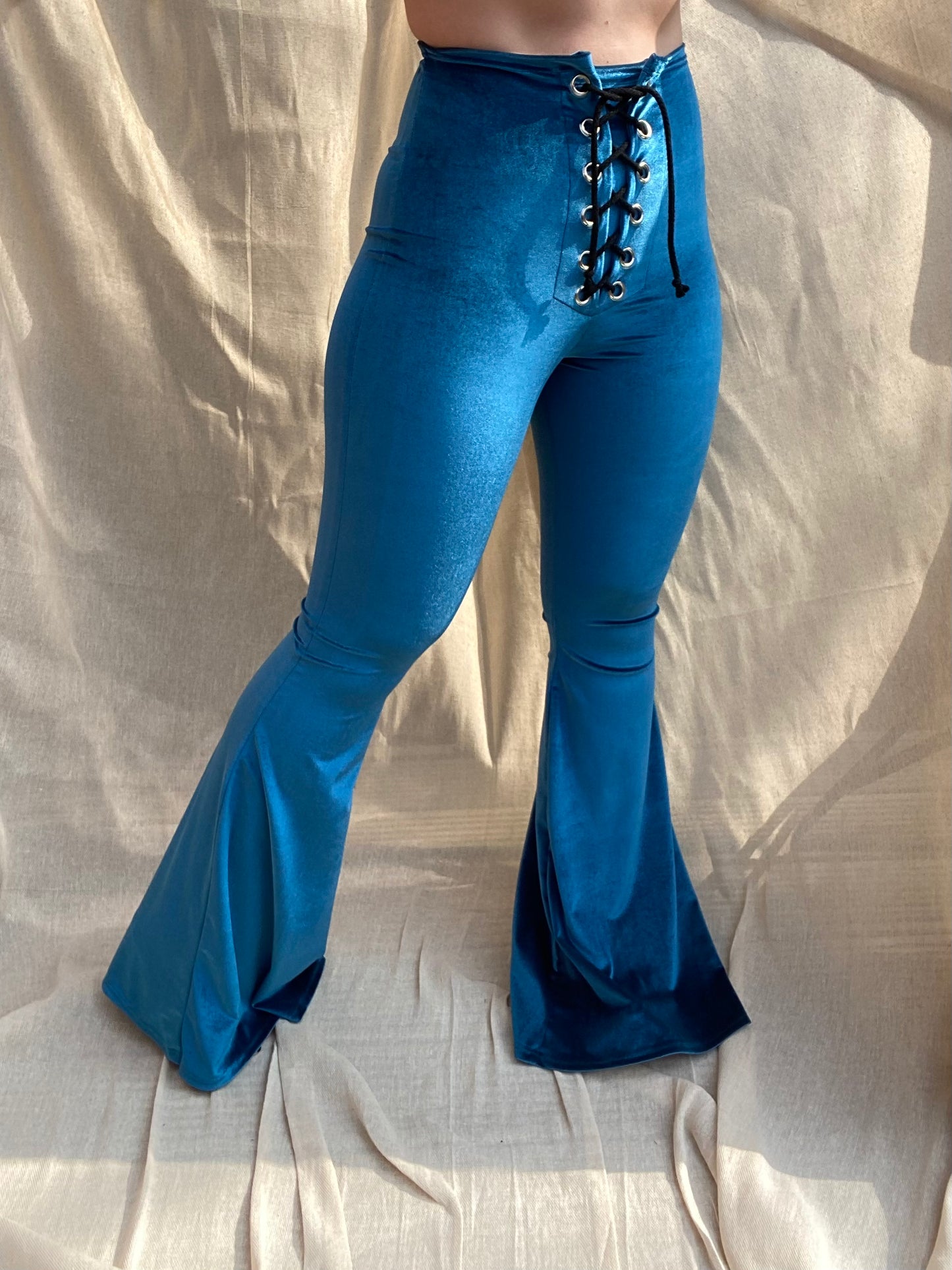 Stevie Flared Trousers - Teal