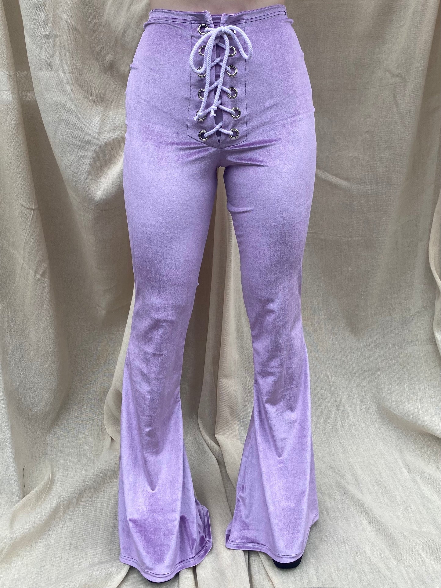 Stevie Flared Trousers - Lavender