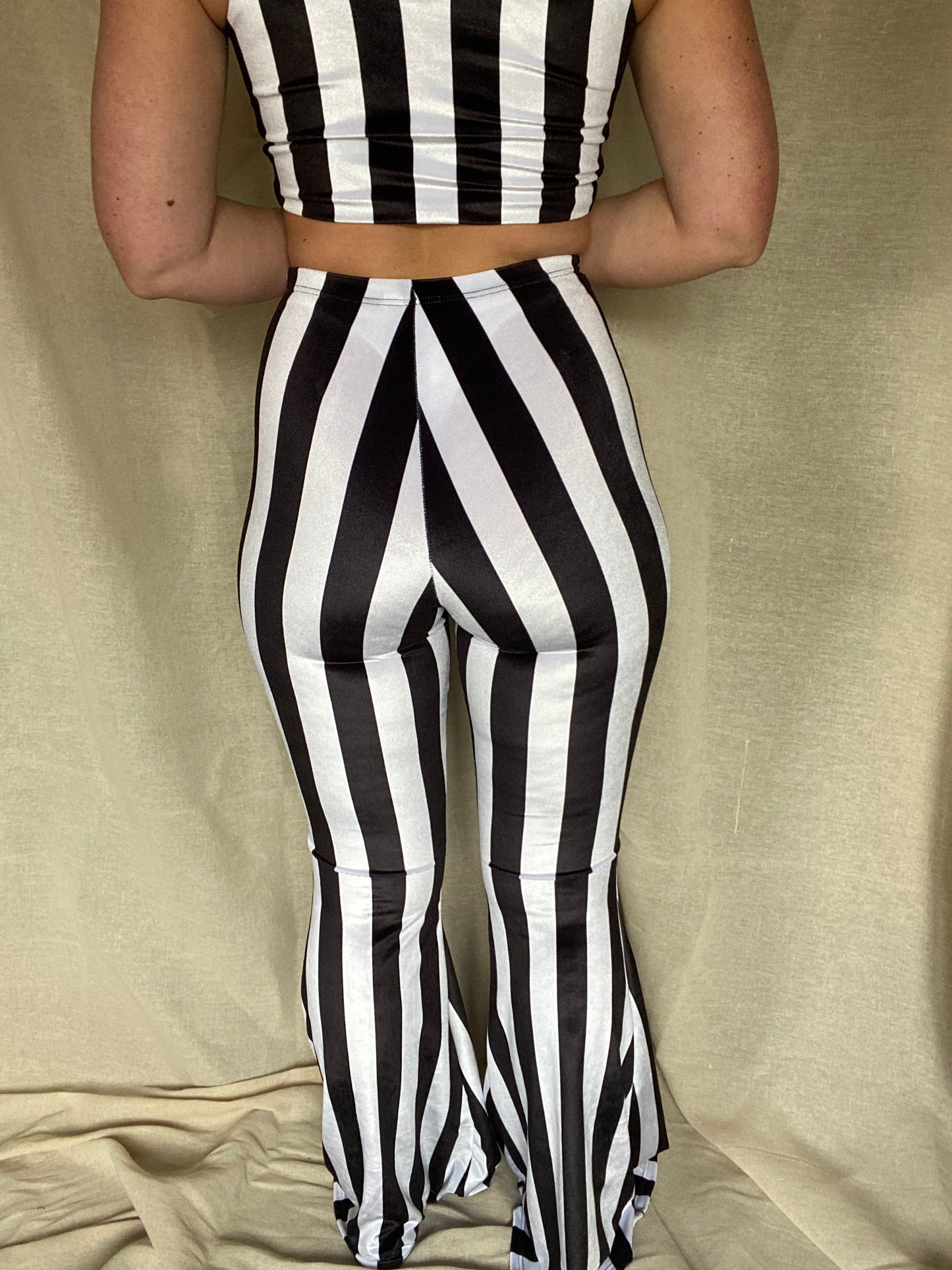 Stevie Flared Trousers - Stripe