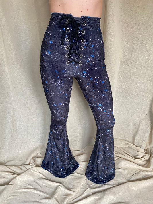 Stevie Flared Trousers - Galaxy