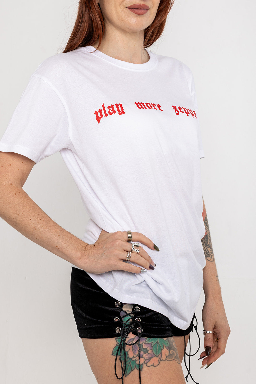 Play More Zeppelin T-Shirt - White