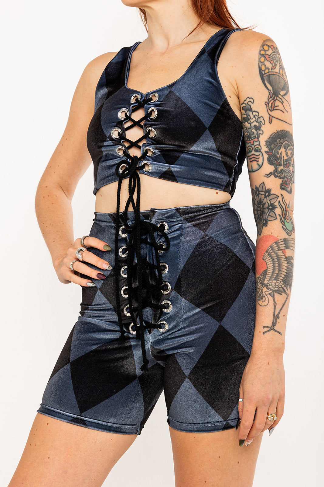 Stevie Shorts in Harlequin