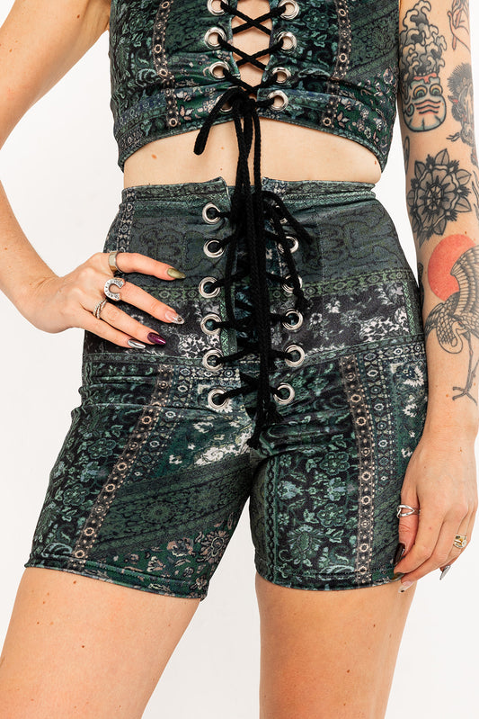 Stevie Shorts in Tartan - Willow