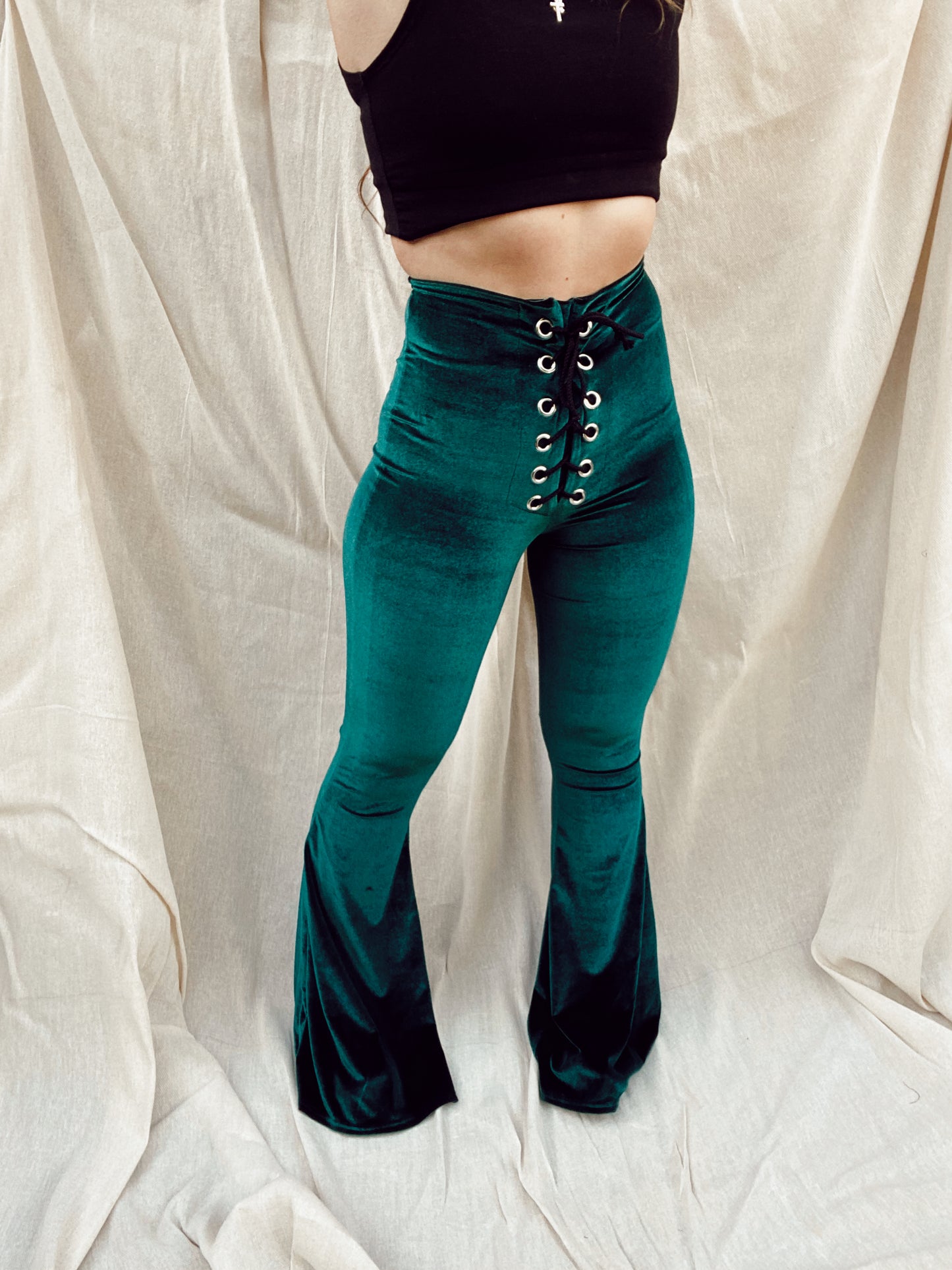 Stevie Flared Trousers - Ivy