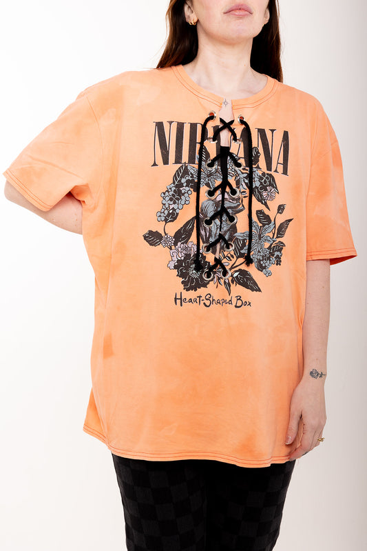 One off - Nirvana - Lace Up T-shirt