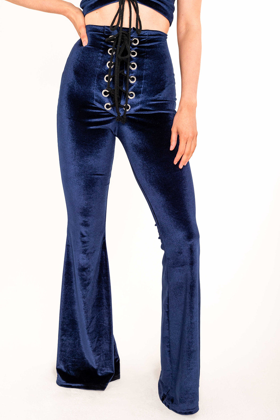 Stevie Flared Trousers - Midnight