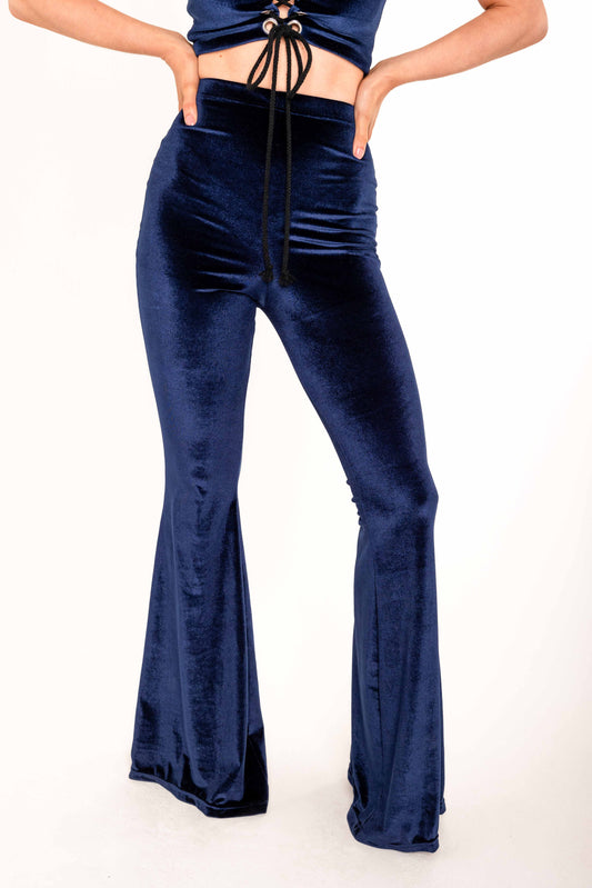 SAMPLE Flared Trousers - Midnight