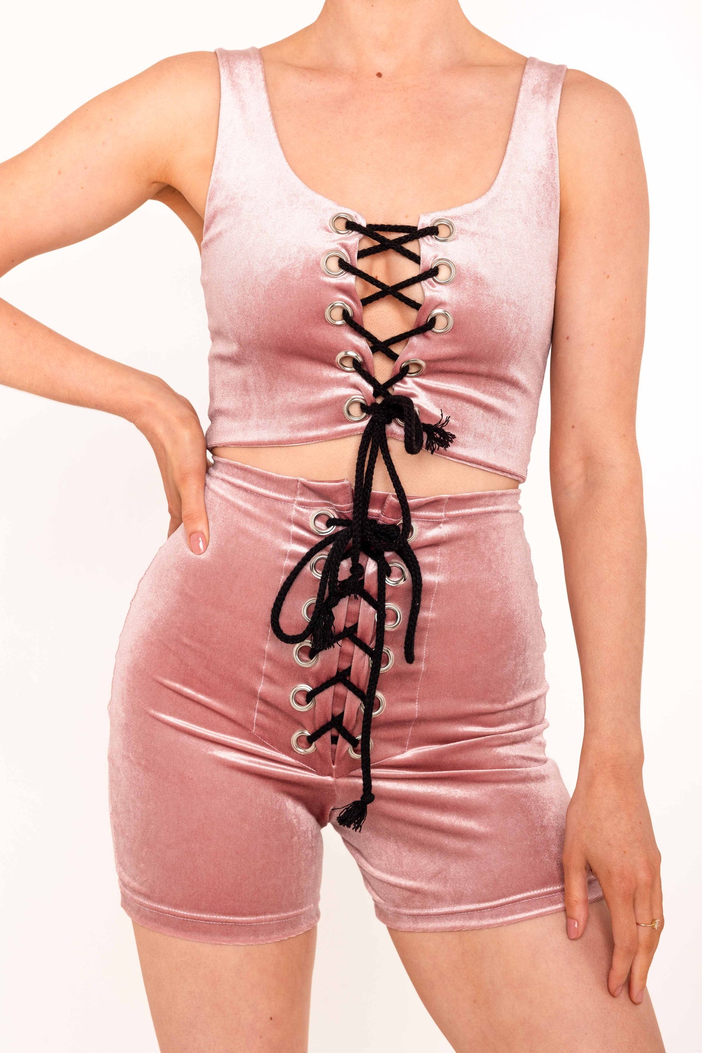 SAMPLE- Stevie Shorts in Blush