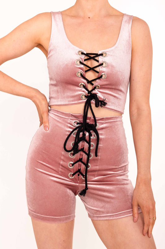 SAMPLE- Stevie Shorts in Blush