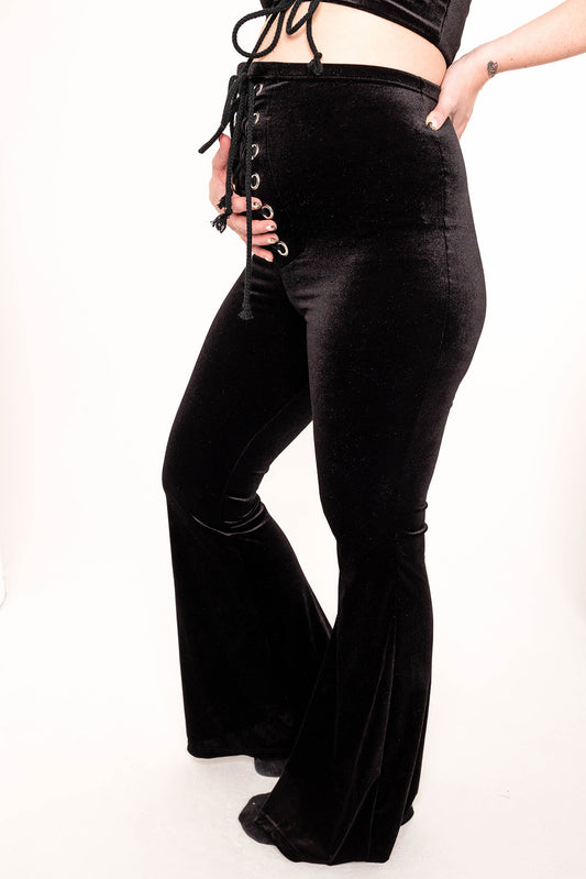 Maternity - Stevie Flared Trousers - Black