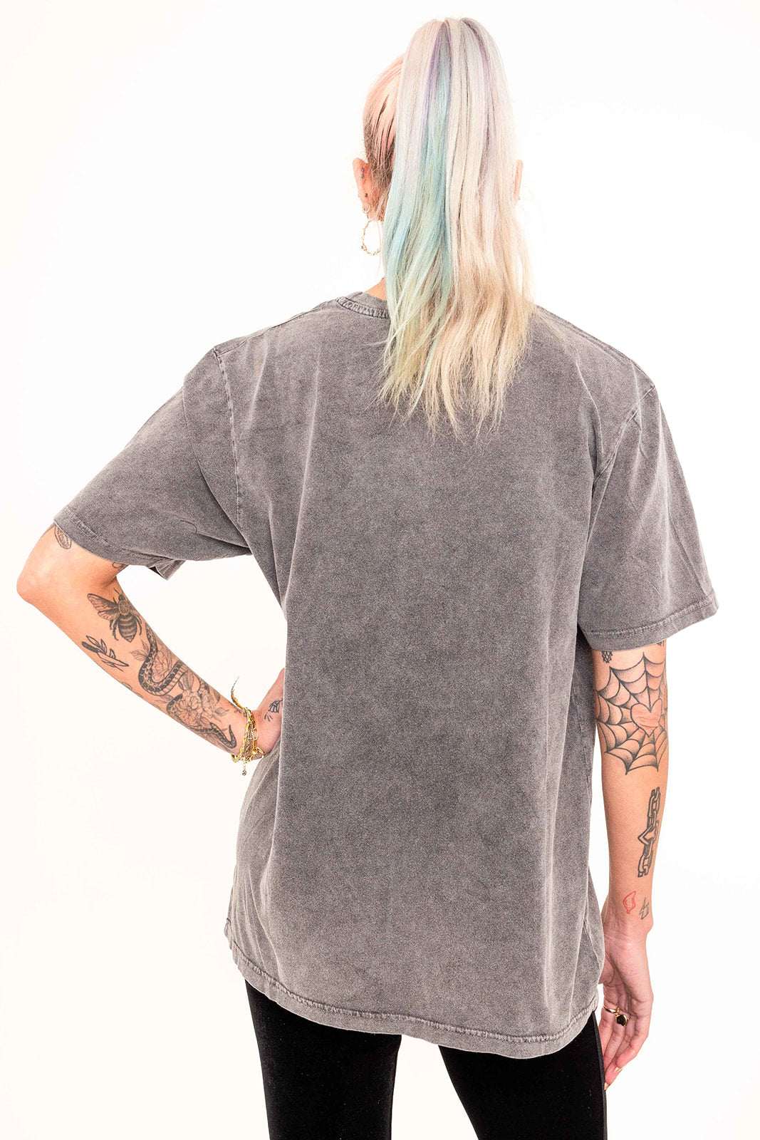 Bowie  - Washed out - Ziggy Stardust - Lace Up T-shirt