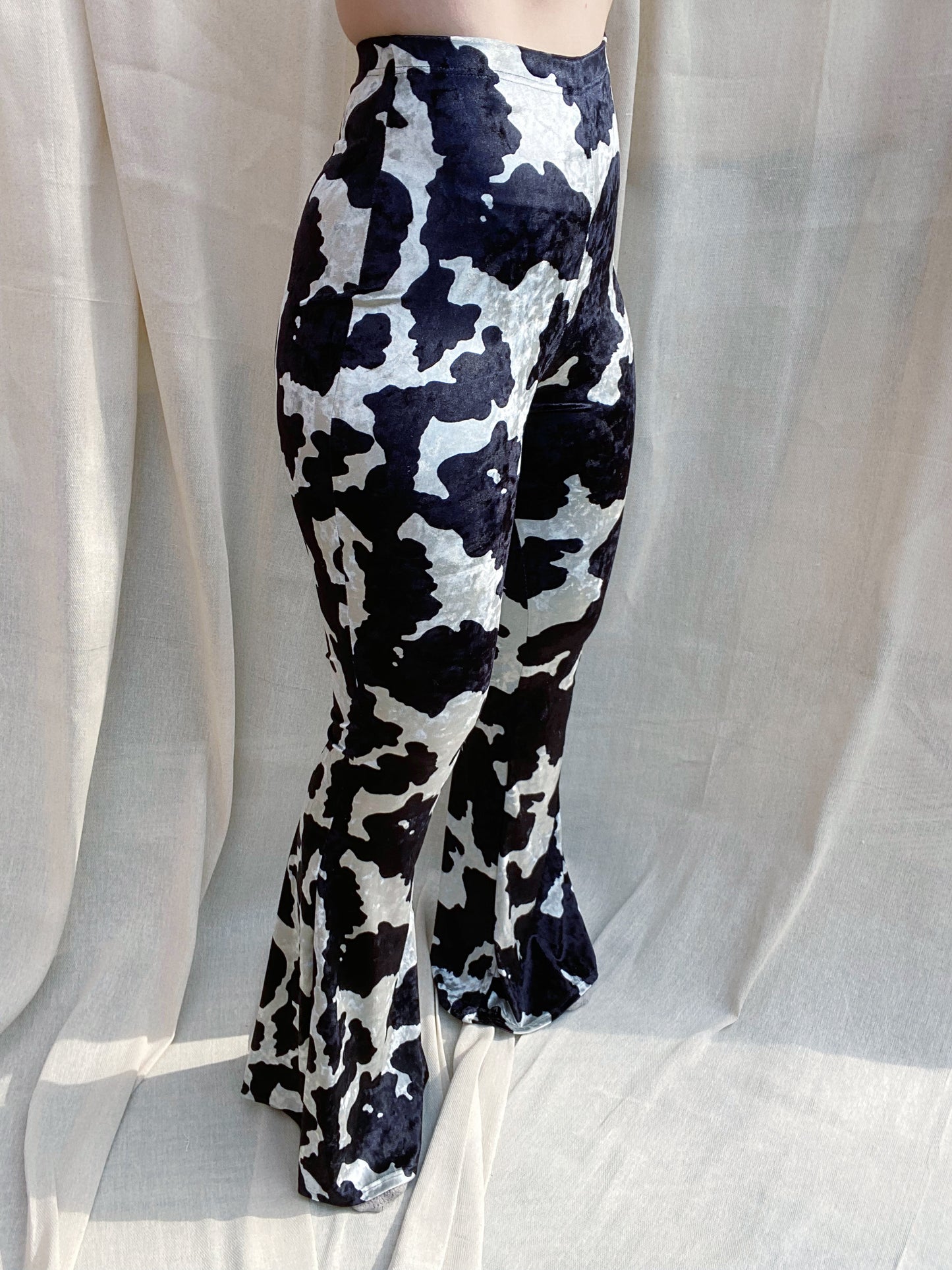 Flared Trousers - Cow