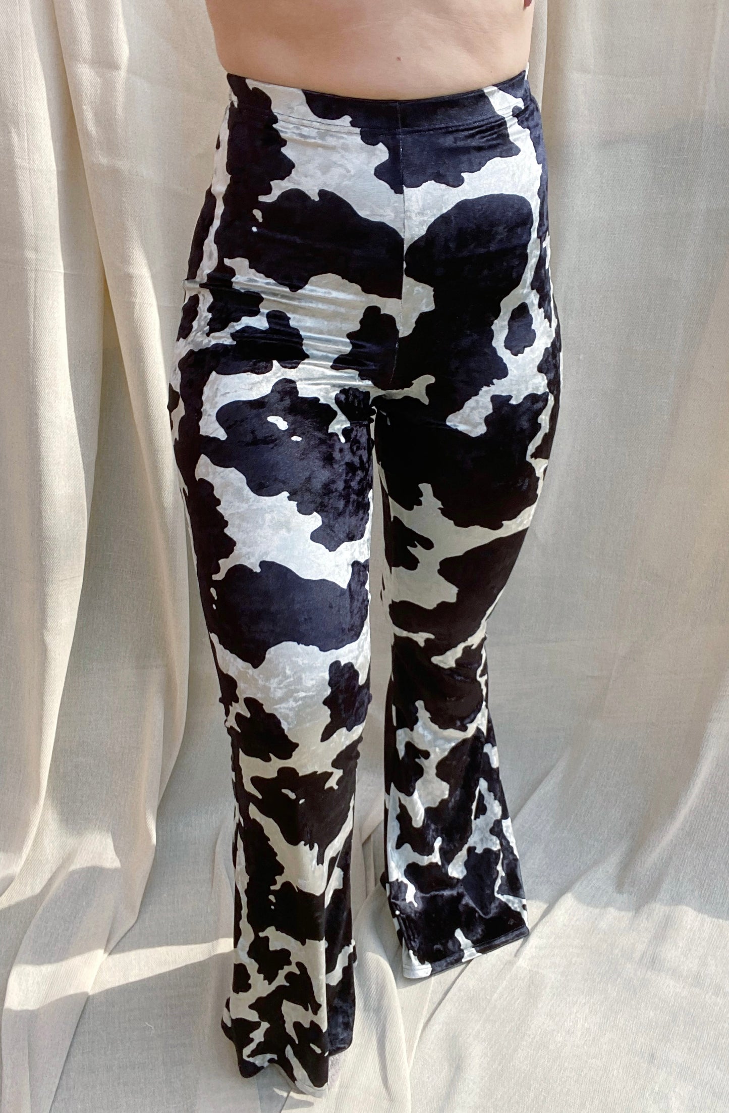 Flared Trousers - Cow
