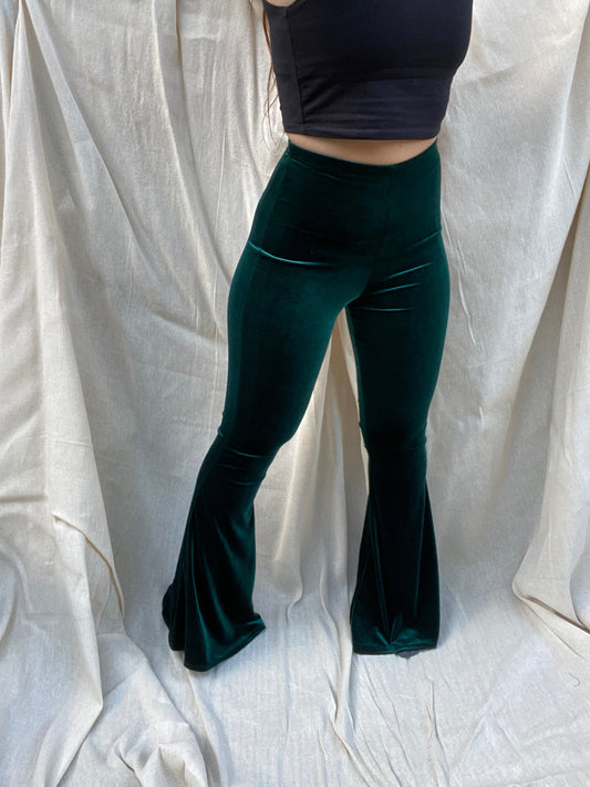 Flared Trousers - Ivy