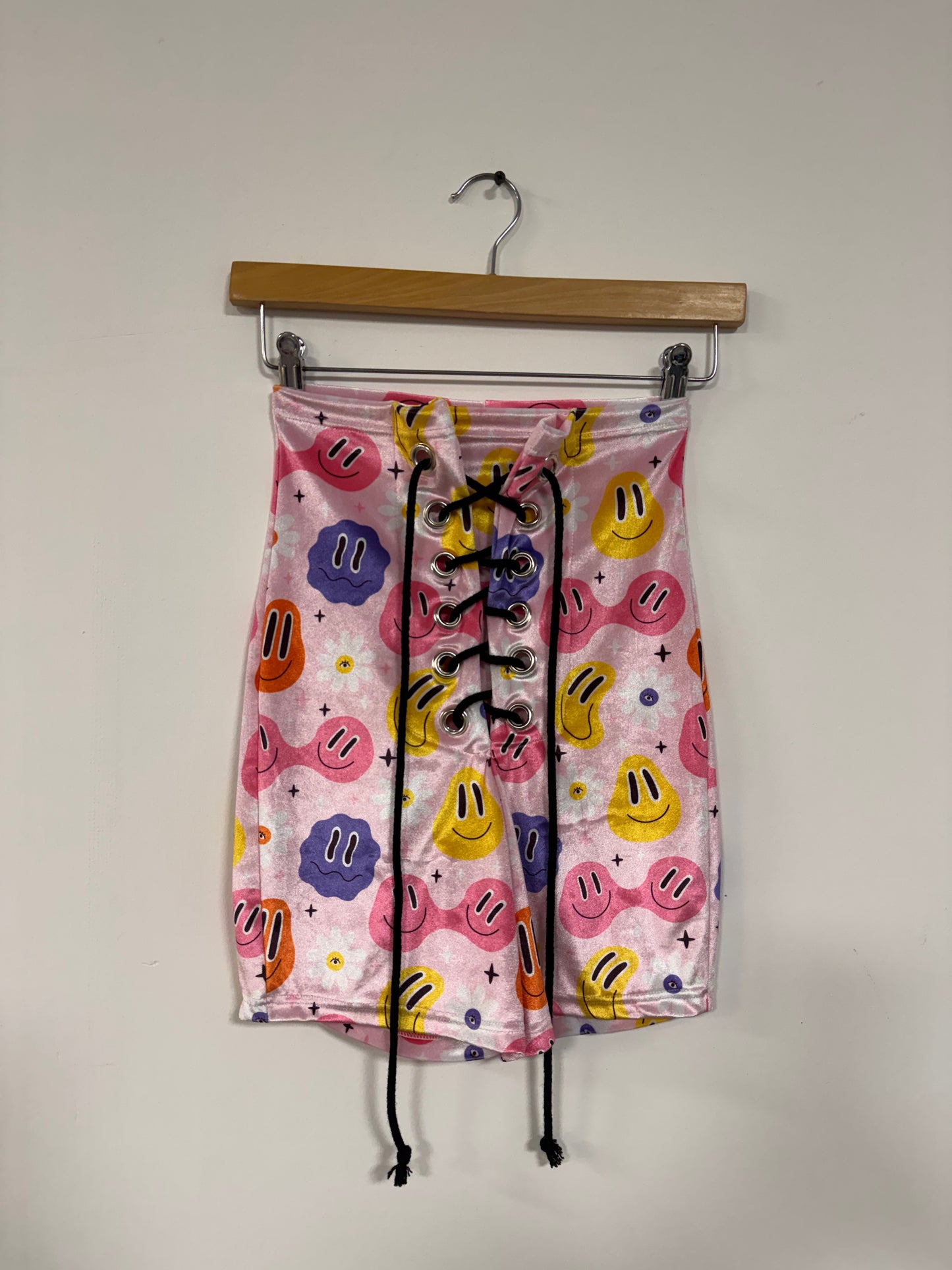 SAMPLE - Stevie Shorts in Acid Smiley