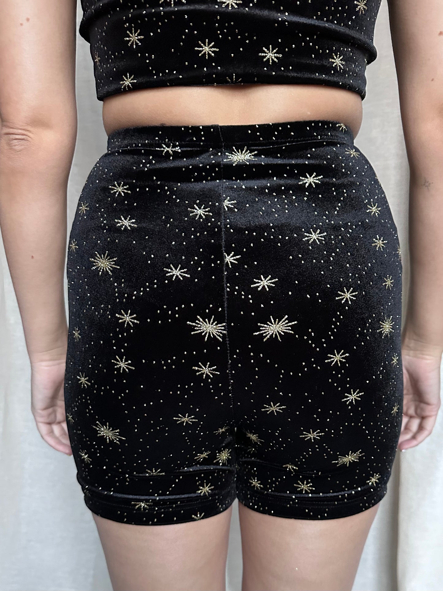 Stevie Shorts - Limited edition - Gold Sparkle