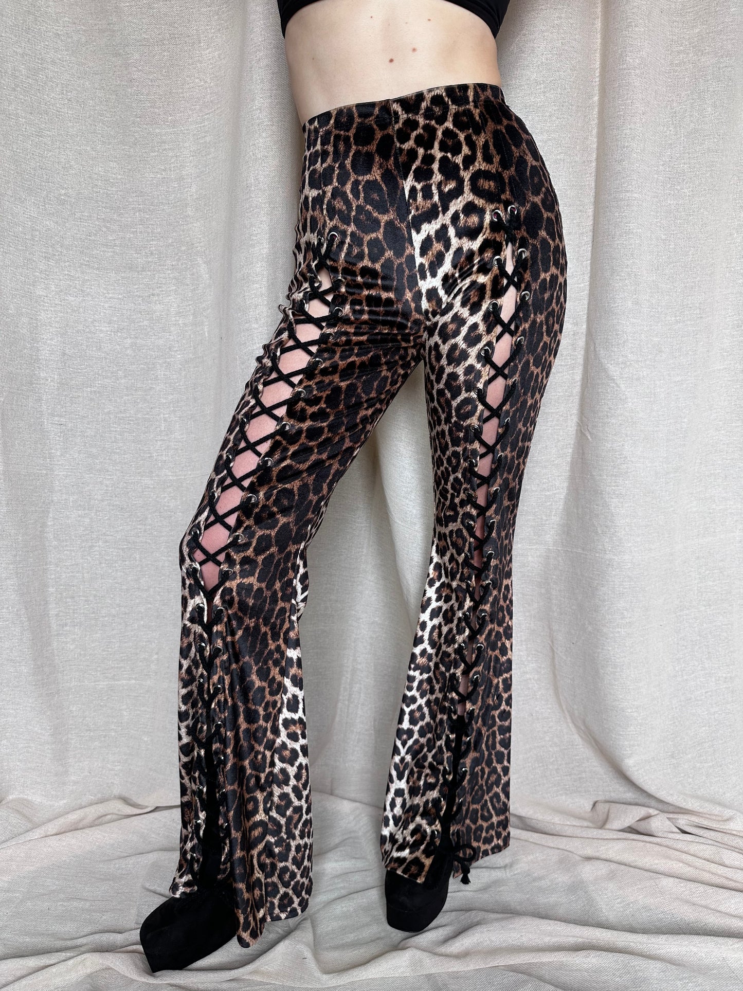 Kiss Trousers - Golden Leopard