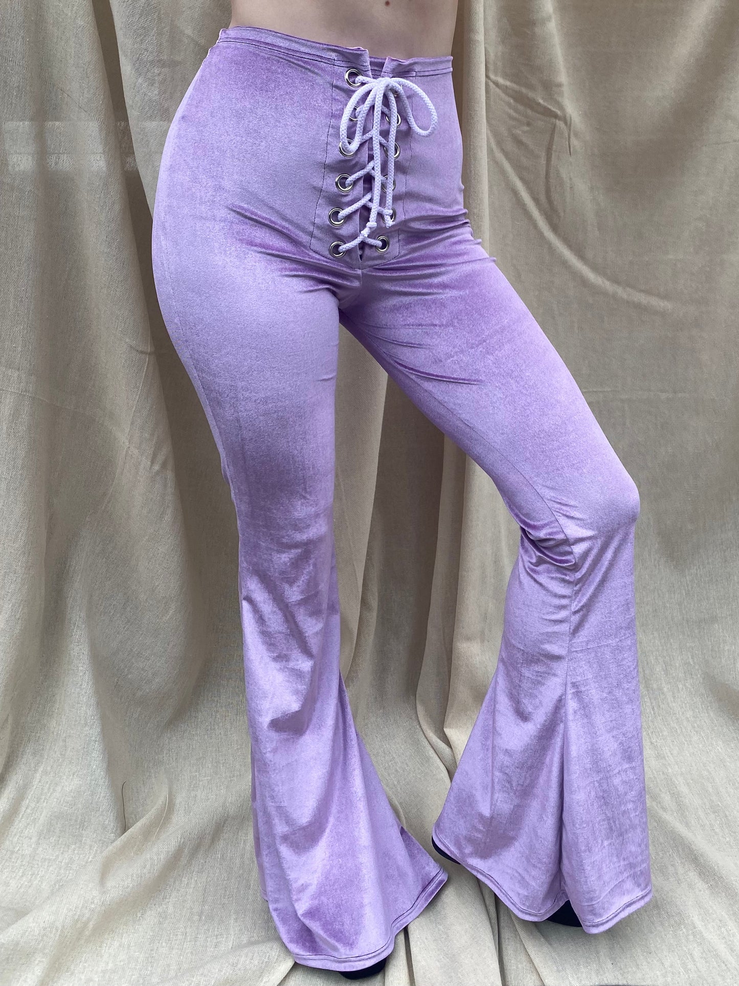 Stevie Flared Trousers - Lavender