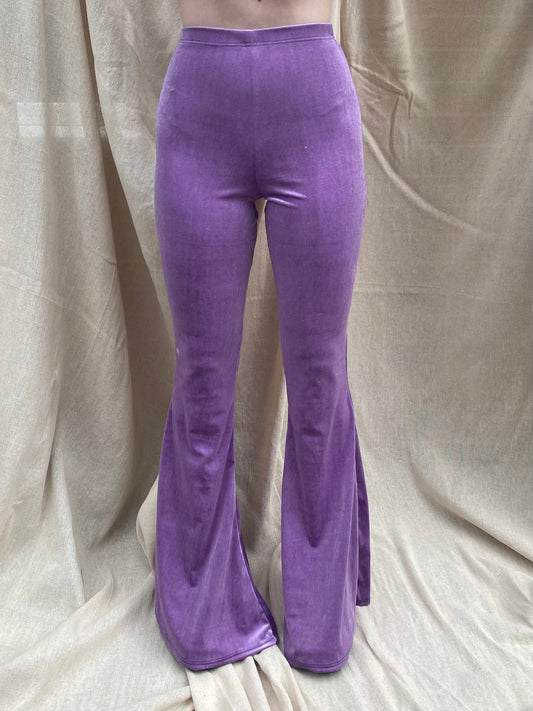 Flared Trousers - Lavender