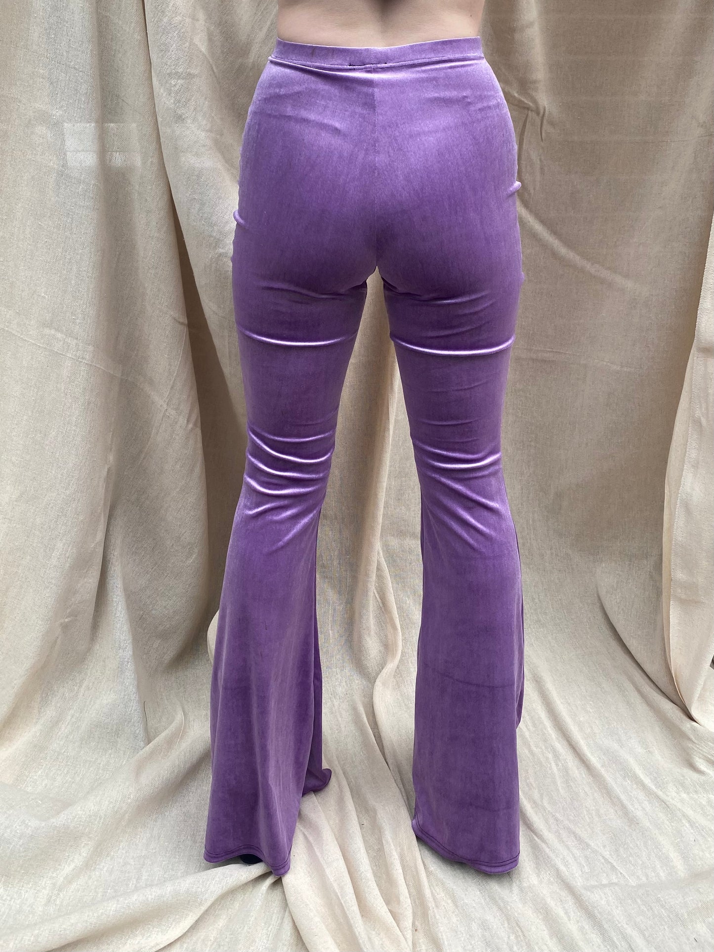 Flared Trousers - Lavender