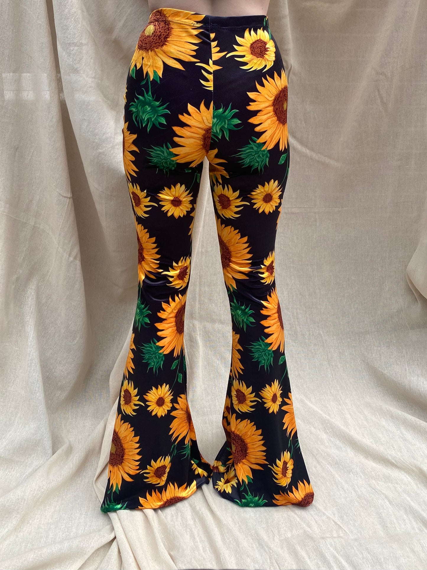 Flared Trousers - Sunflower