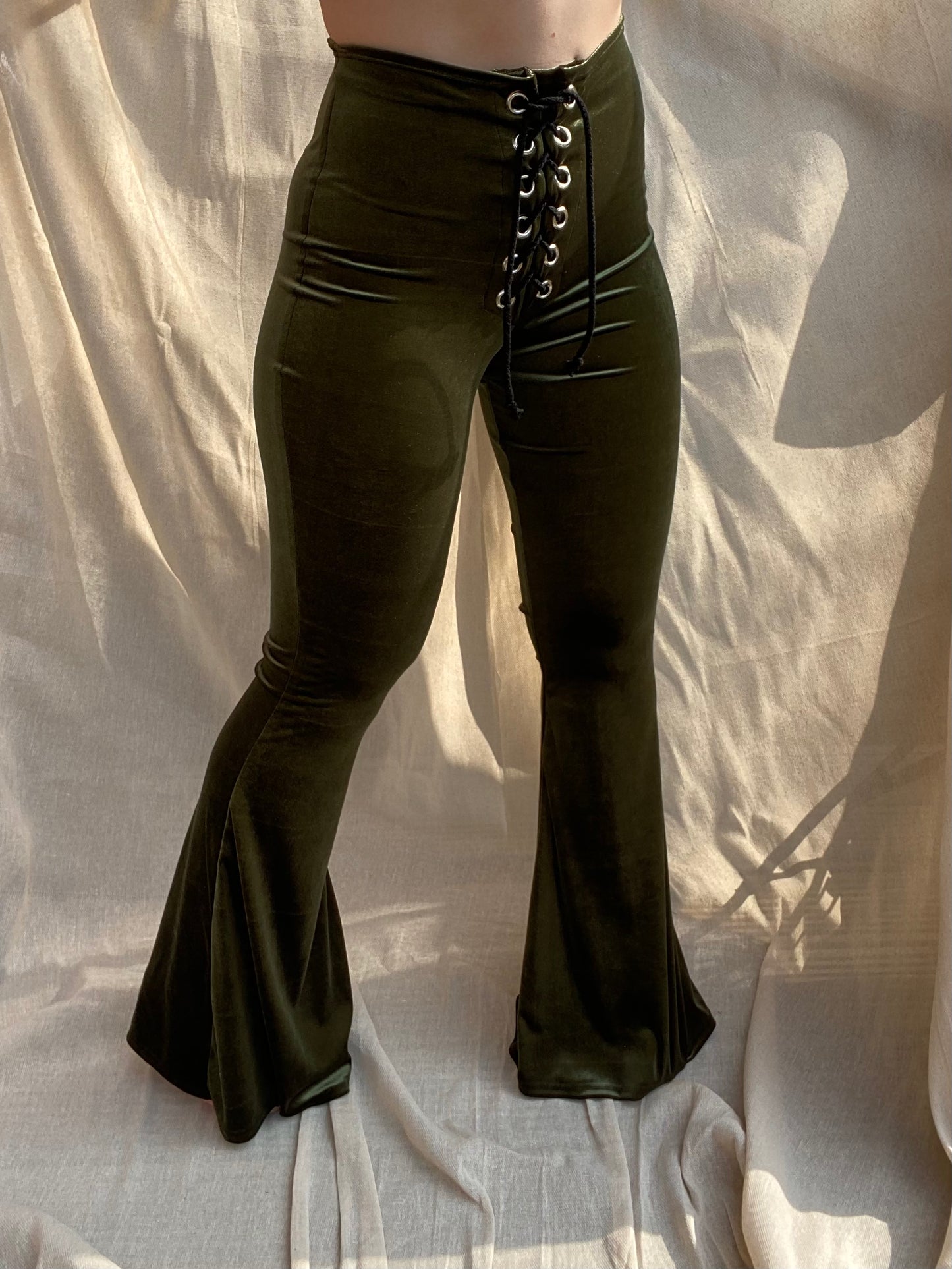 Stevie Flared Trousers - Olive