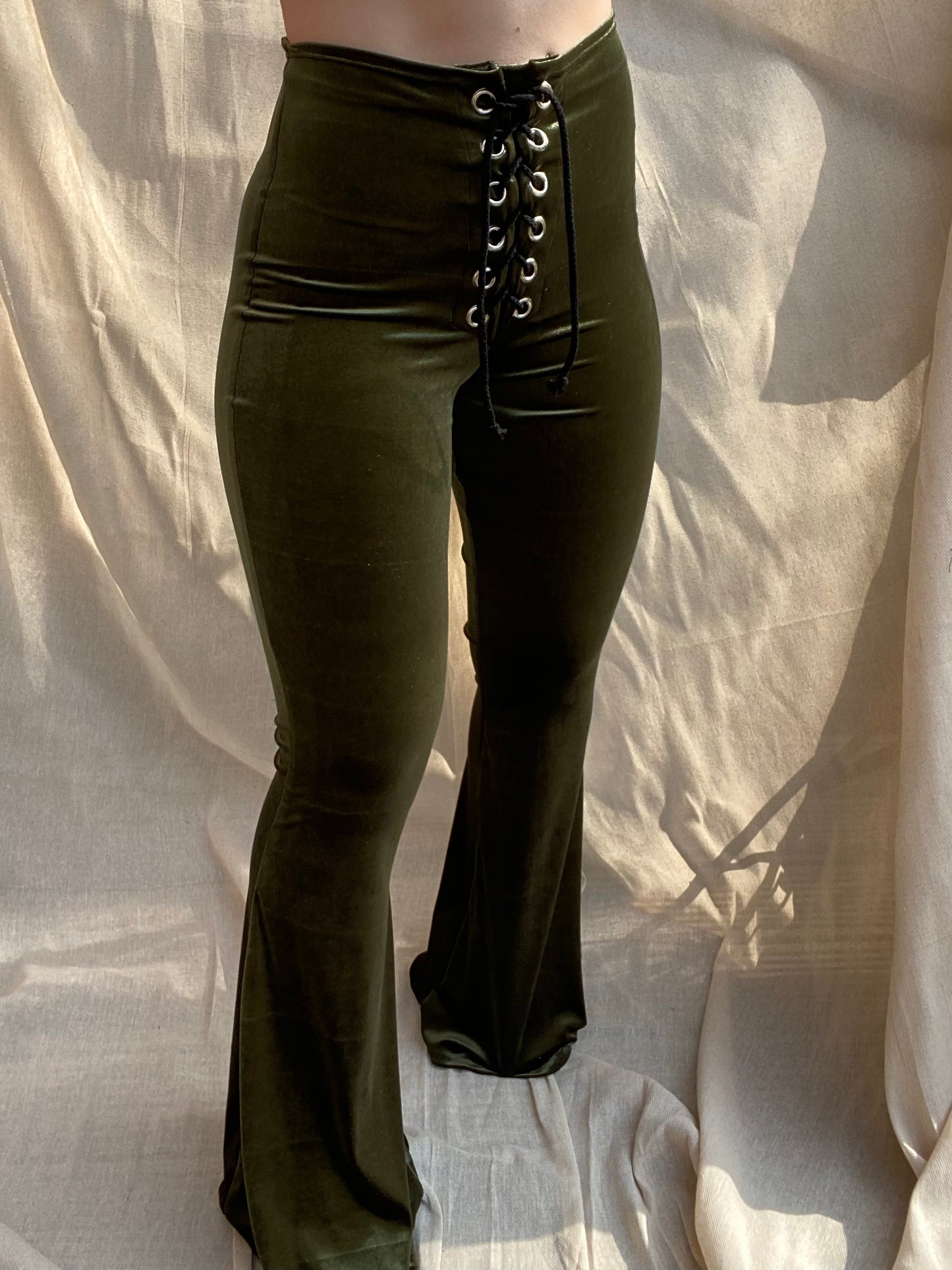 Stevie Flared Trousers - Olive
