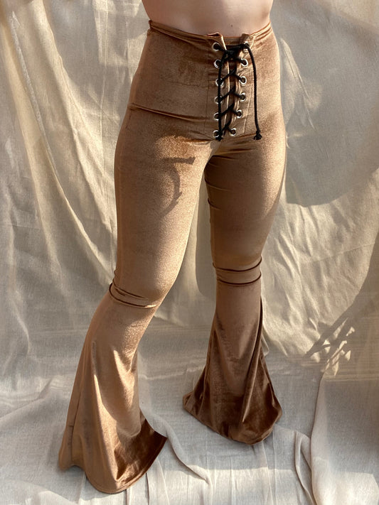 Stevie Flared Trousers - Bronze