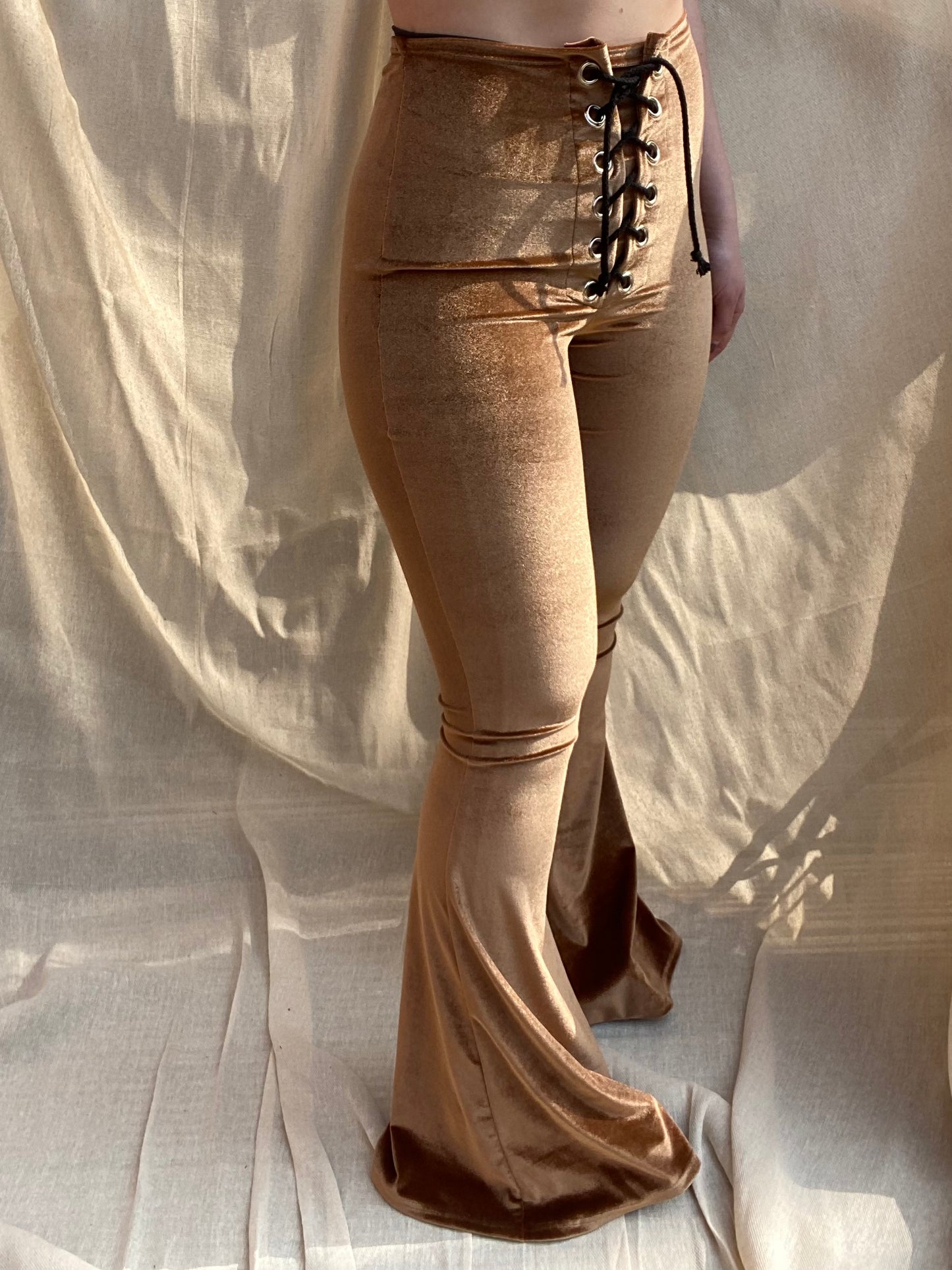 Stevie Flared Trousers - Bronze