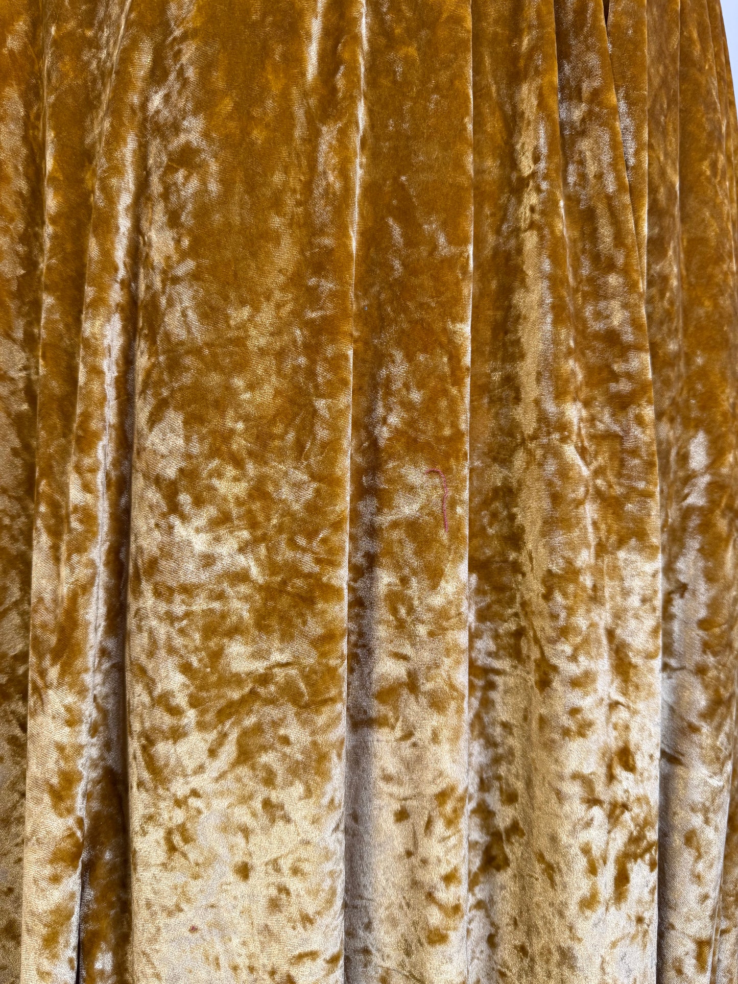 EXCLUSIVE - Mustard Crushed velvet