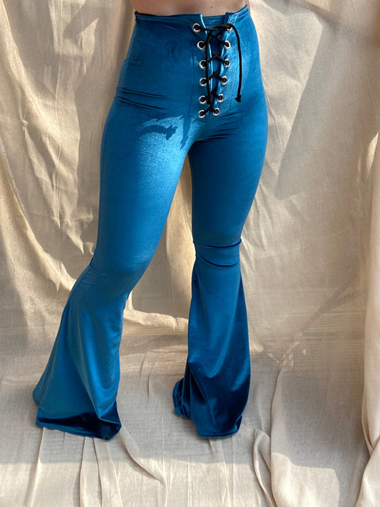 Stevie Flared Trousers - Teal